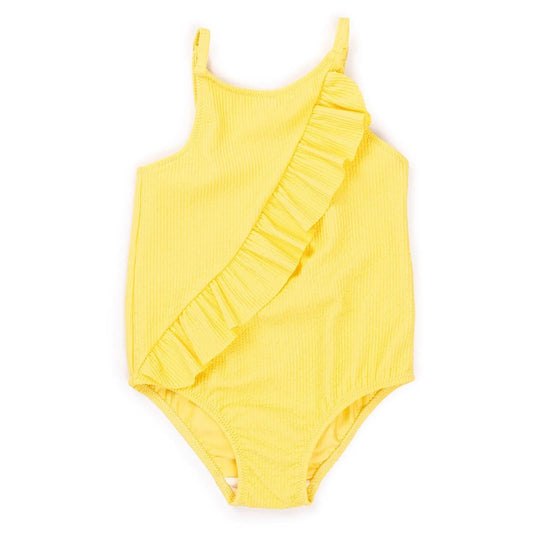 HelloBaby Girl Baby Swimsuit - Yellow - mezetto ebebek ebebek