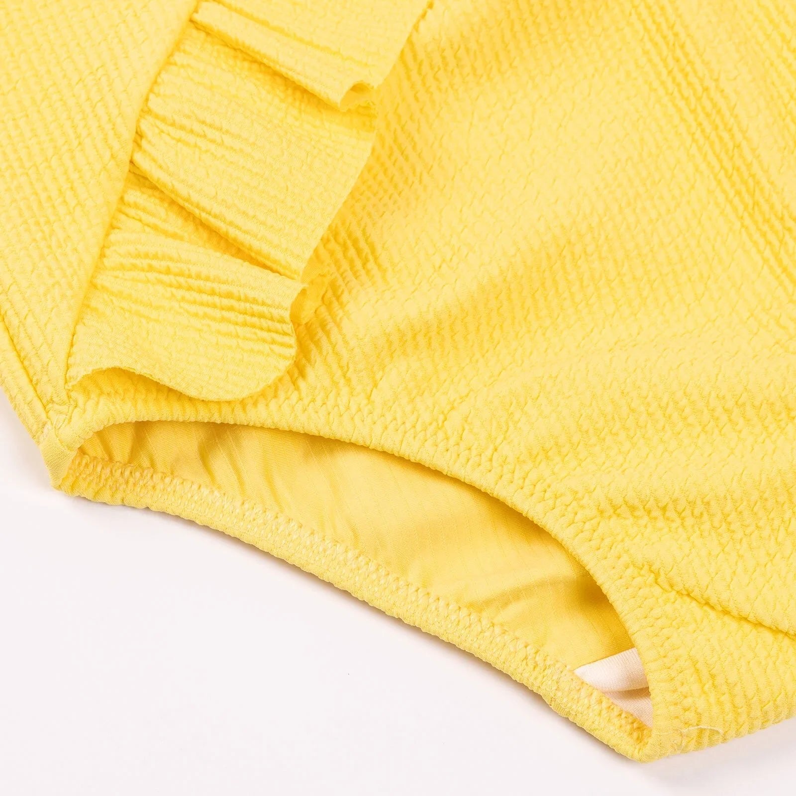 HelloBaby Girl Baby Swimsuit - Yellow - mezetto ebebek ebebek