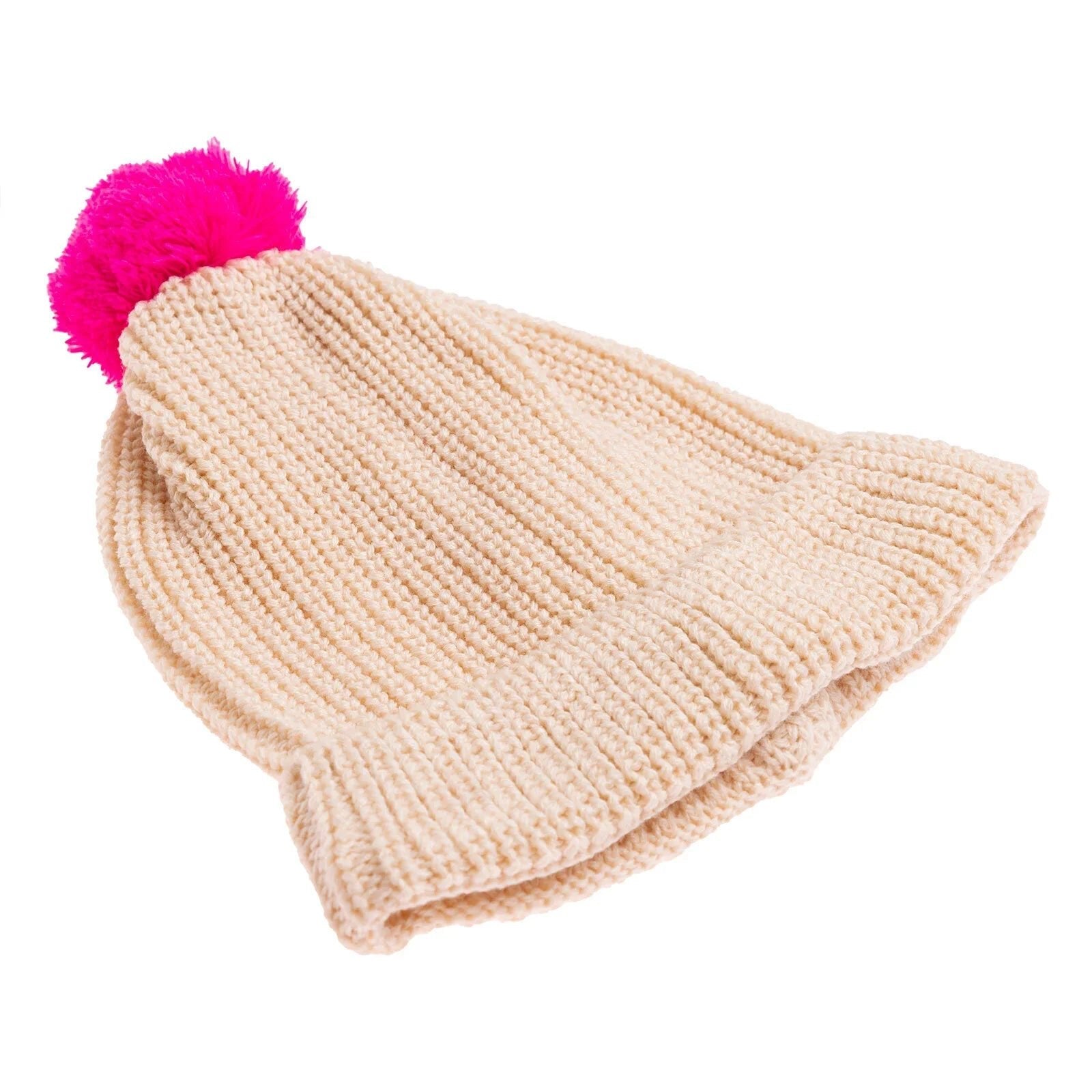 HelloBaby Girl Beanie - Ecru - mezetto ebebek ebebek
