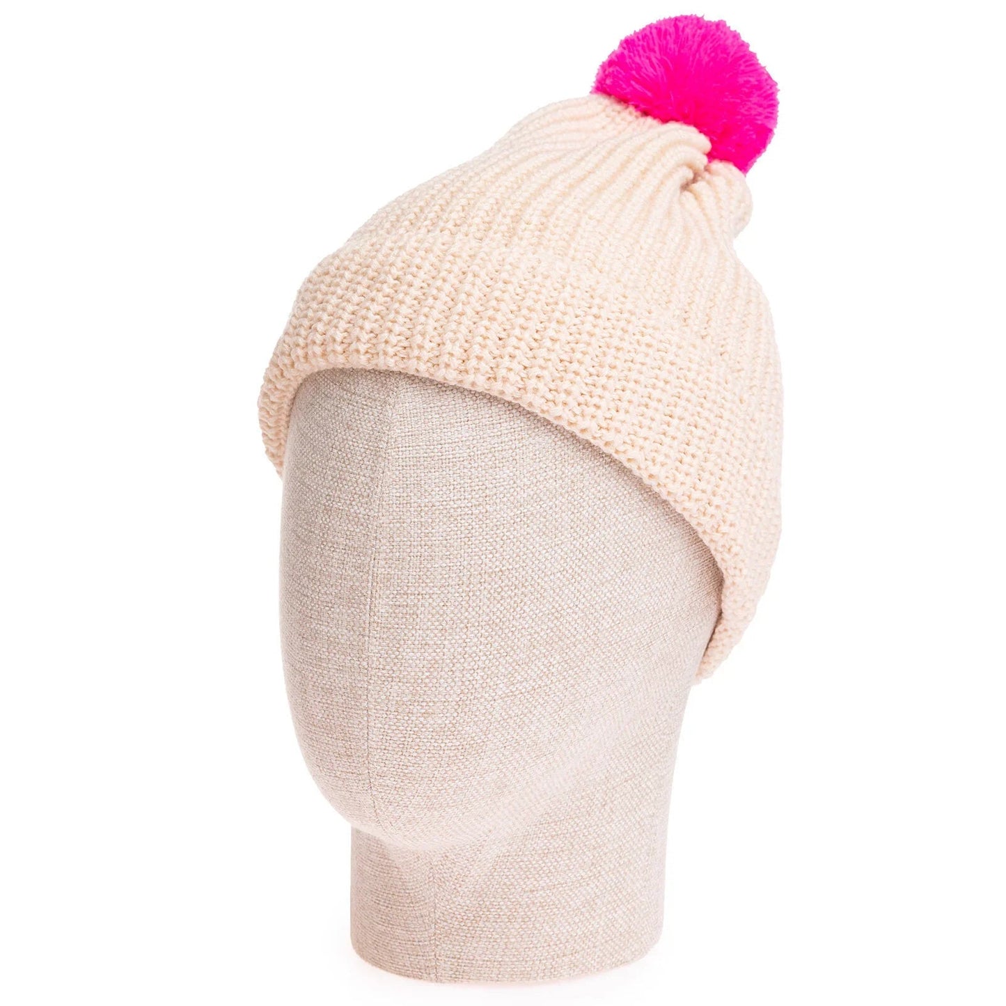 HelloBaby Girl Beanie - Ecru - mezetto ebebek ebebek