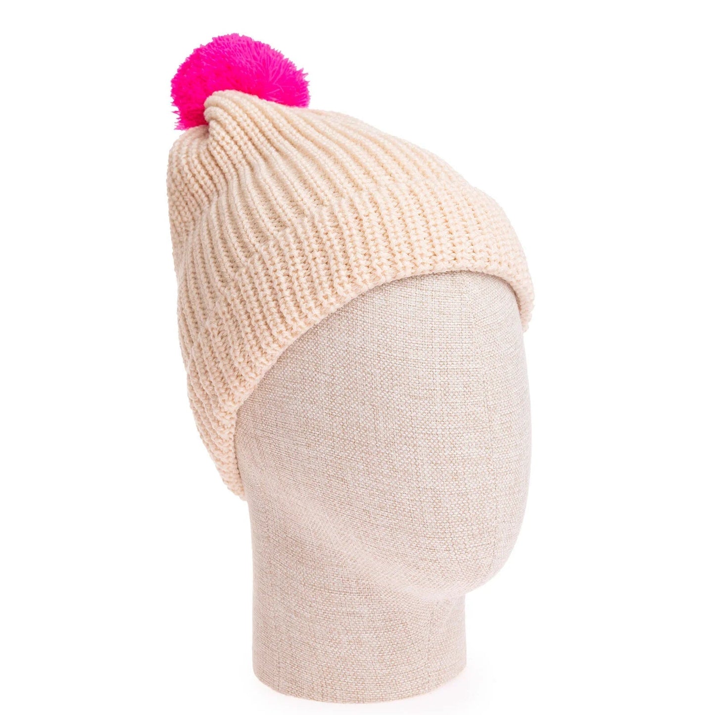 HelloBaby Girl Beanie - Ecru - mezetto ebebek ebebek