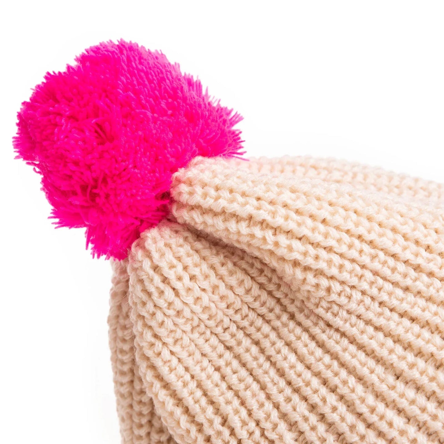HelloBaby Girl Beanie - Ecru - mezetto ebebek ebebek