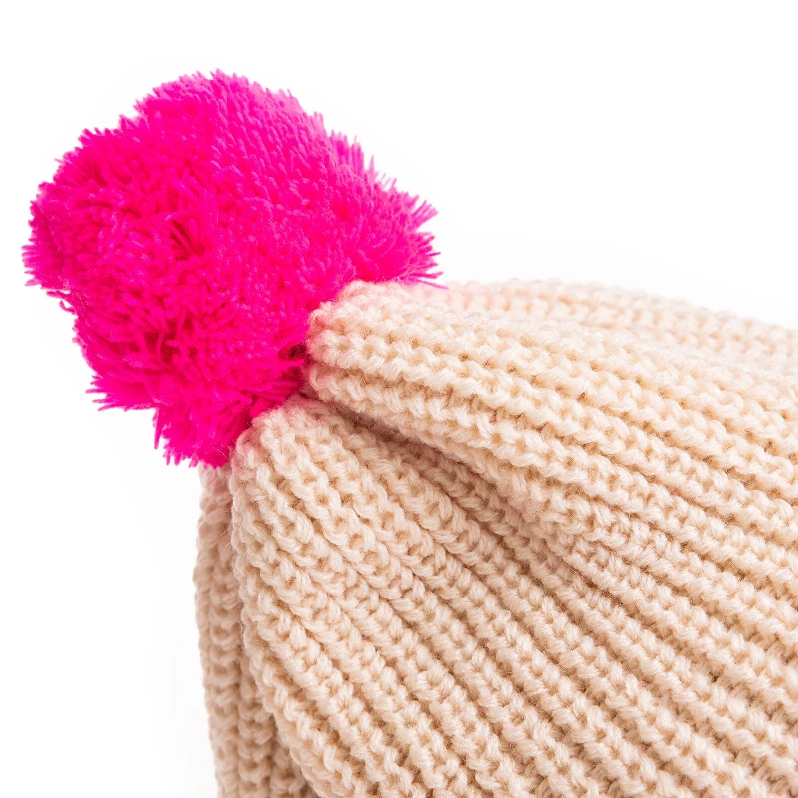 HelloBaby Girl Beanie - Ecru - mezetto ebebek ebebek