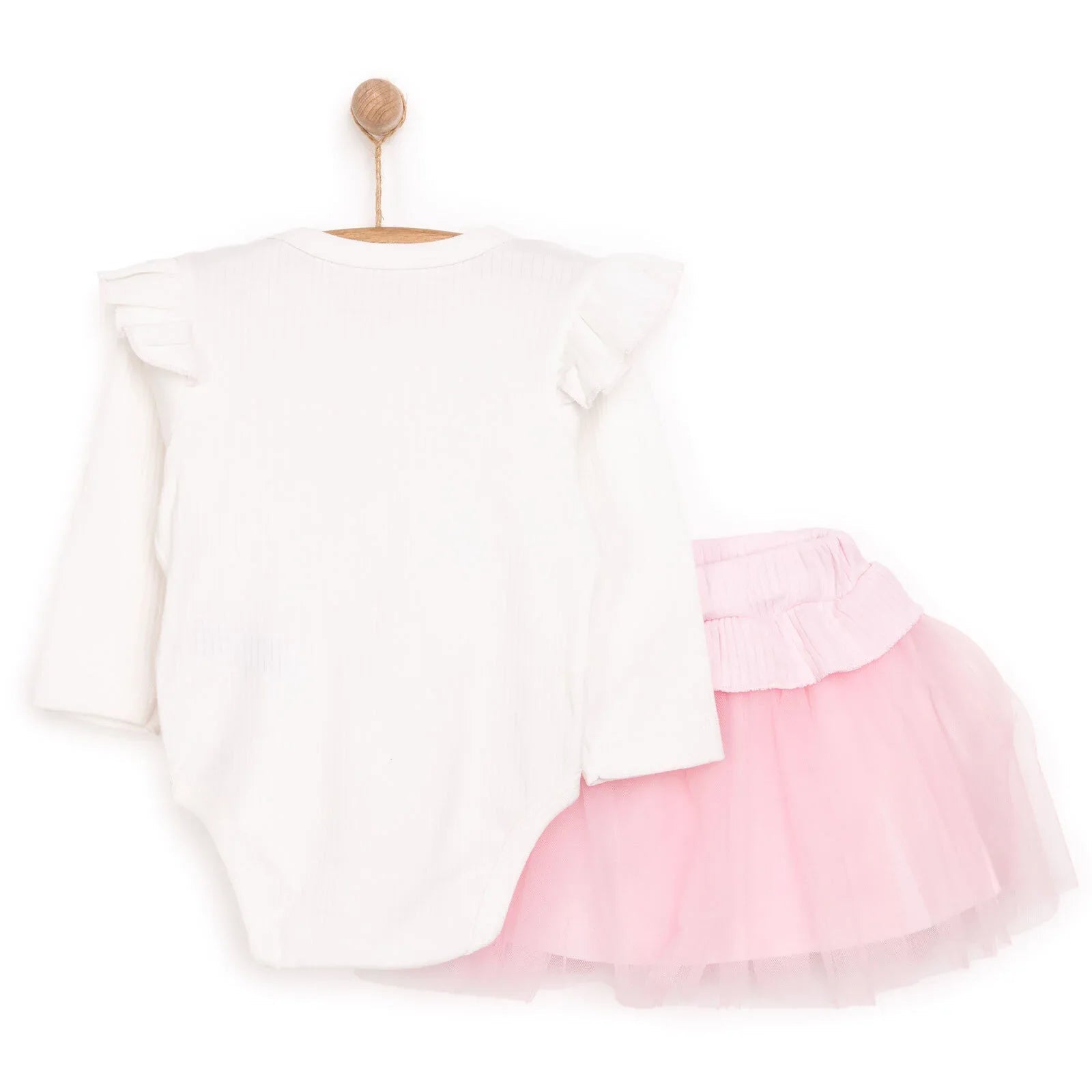HelloBaby Girl Blouse - Skirt - Ecru - mezetto ebebek ebebek