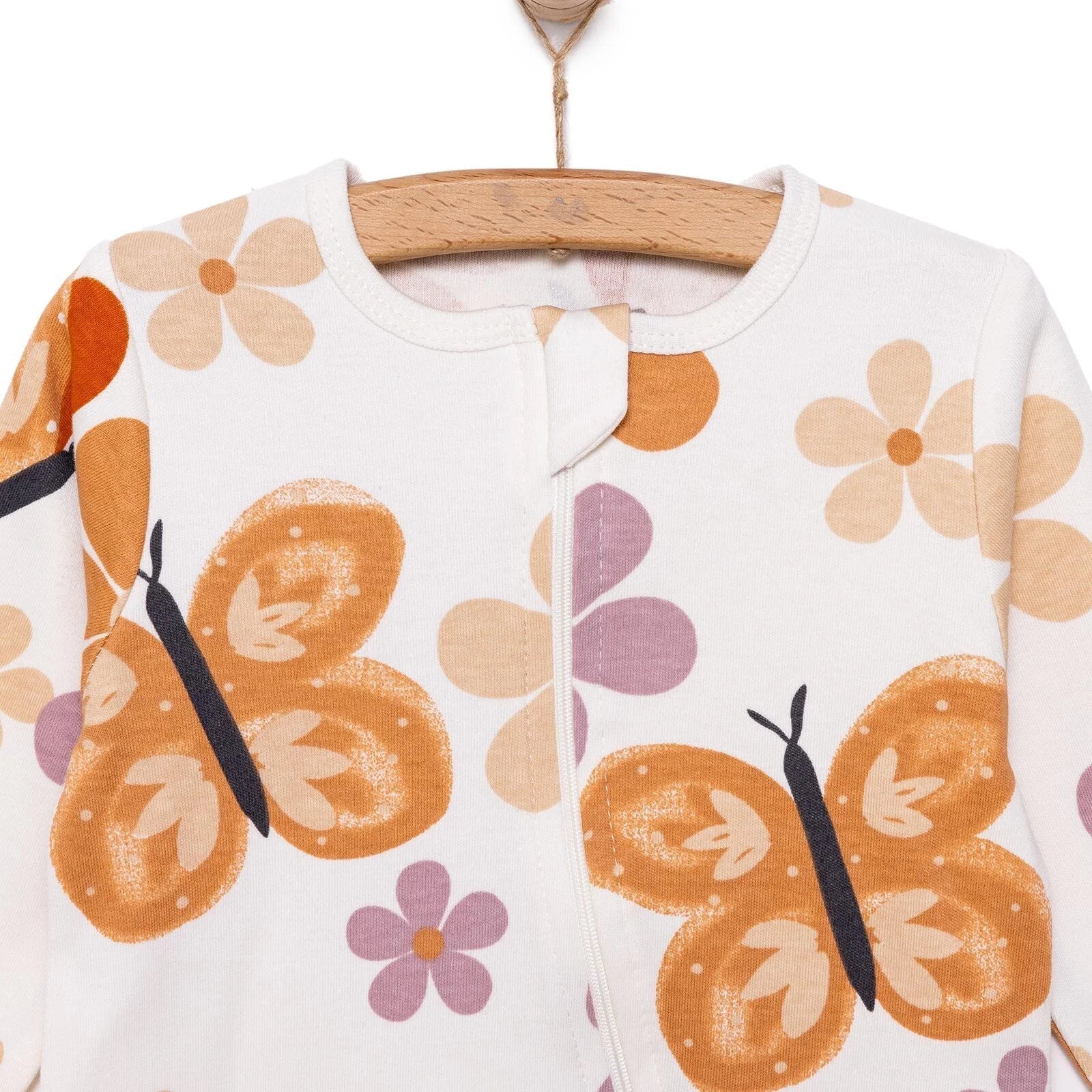 HelloBaby Girl Jumpsuit - Beige - mezetto ebebek ebebek