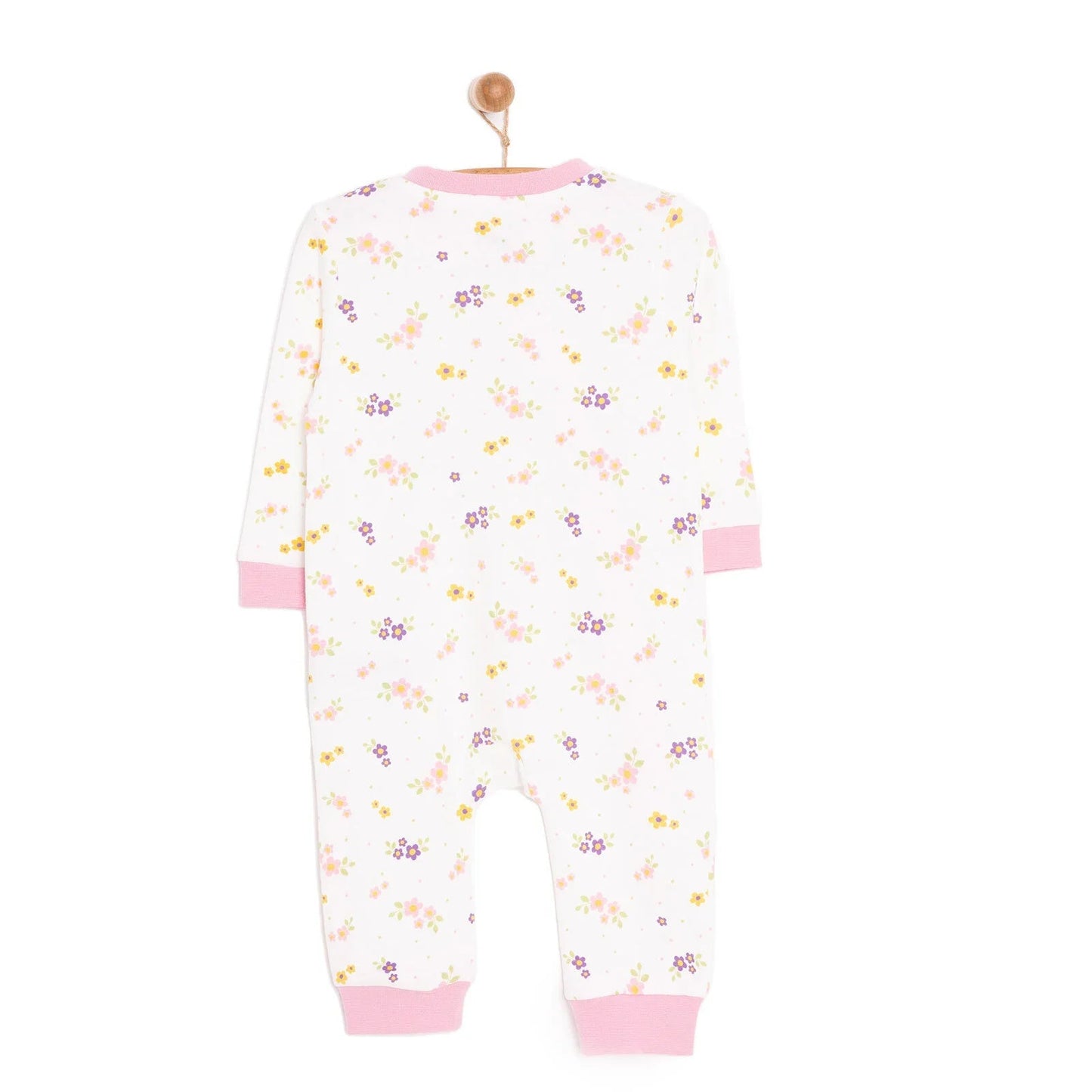 HelloBaby Girl Jumpsuit - Ecru - mezetto ebebek ebebek
