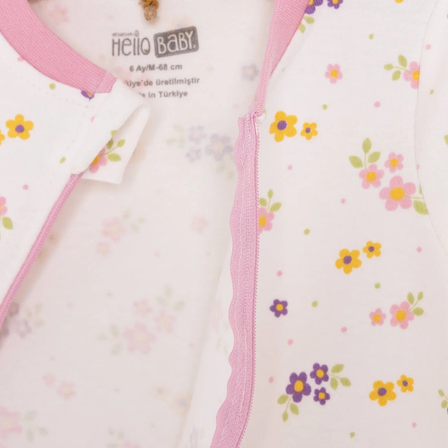 HelloBaby Girl Jumpsuit - Ecru - mezetto ebebek ebebek