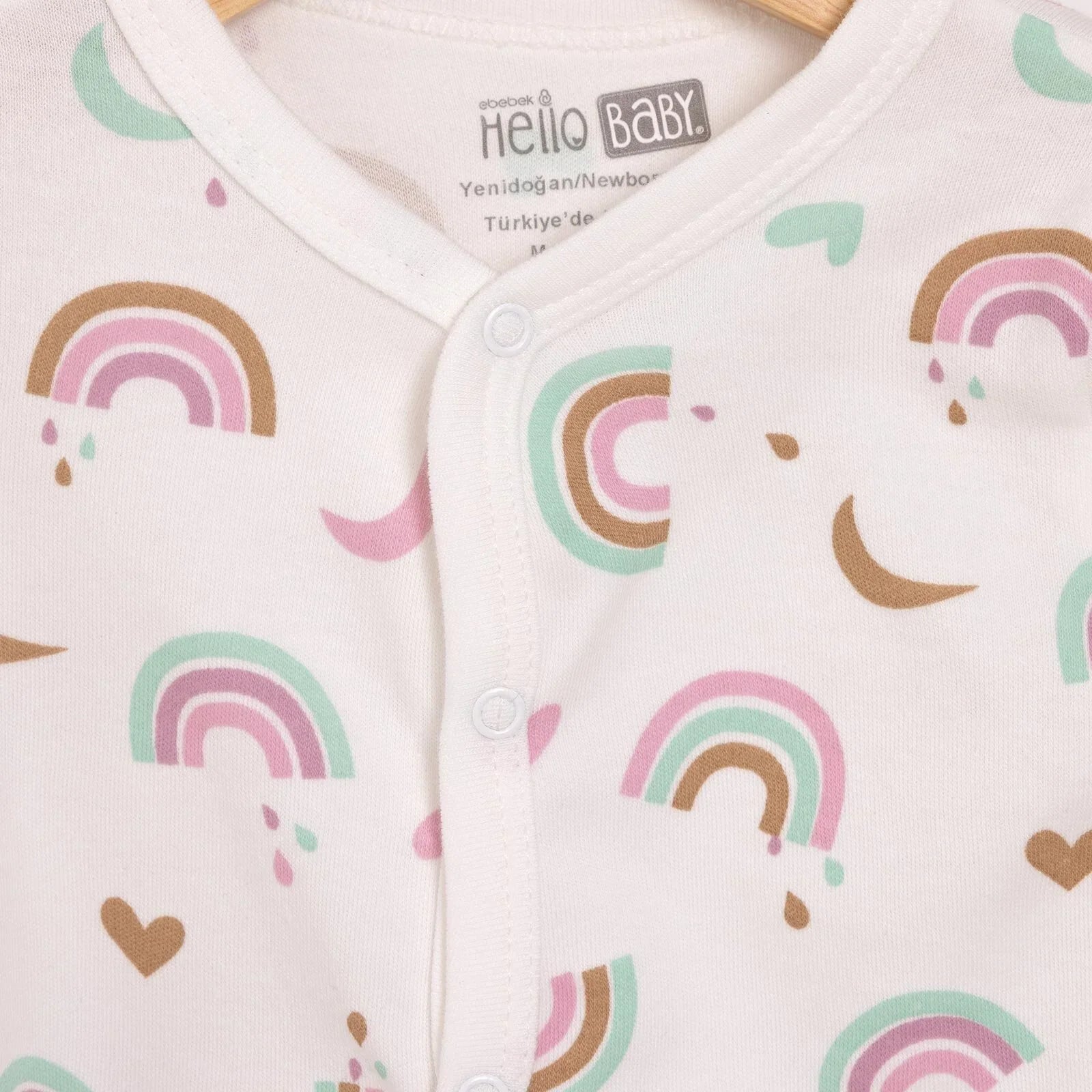 HelloBaby Girl Jumpsuit - Hat - Ecru - mezetto ebebek ebebek