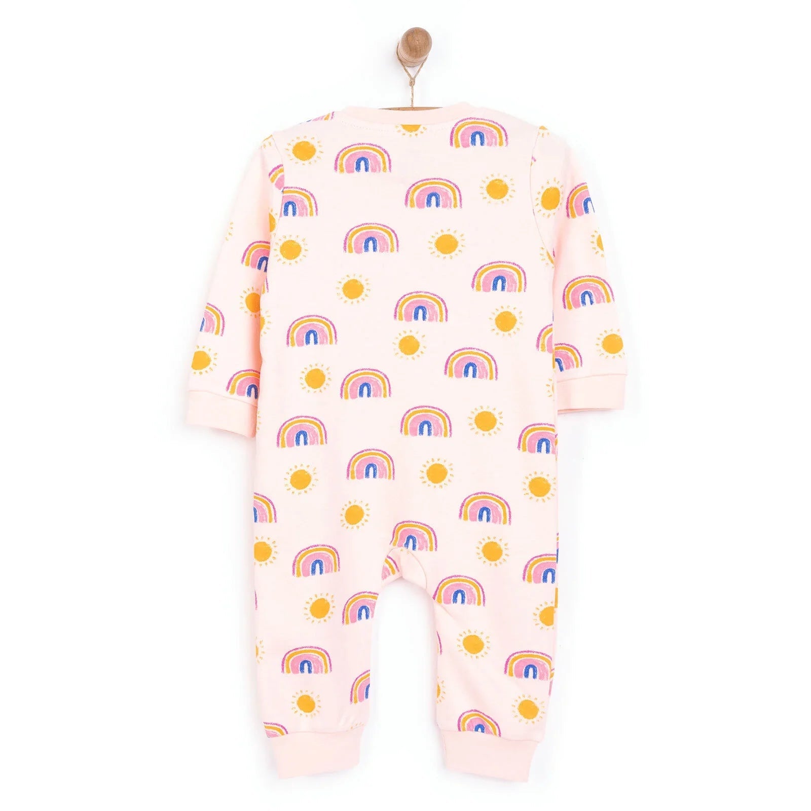 HelloBaby Girl Jumpsuit - Light Pink - mezetto ebebek ebebek