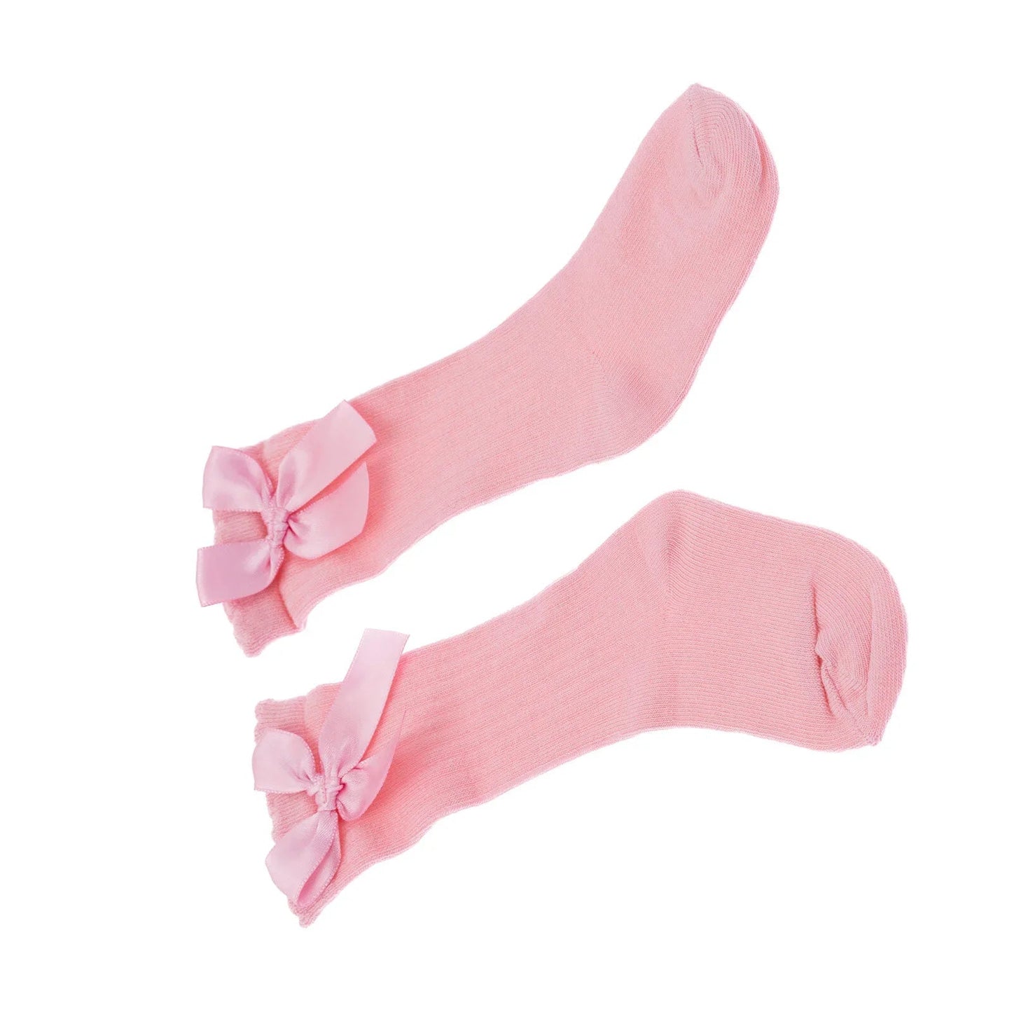 HelloBaby Girl Knee Socks - Pink - mezetto ebebek ebebek