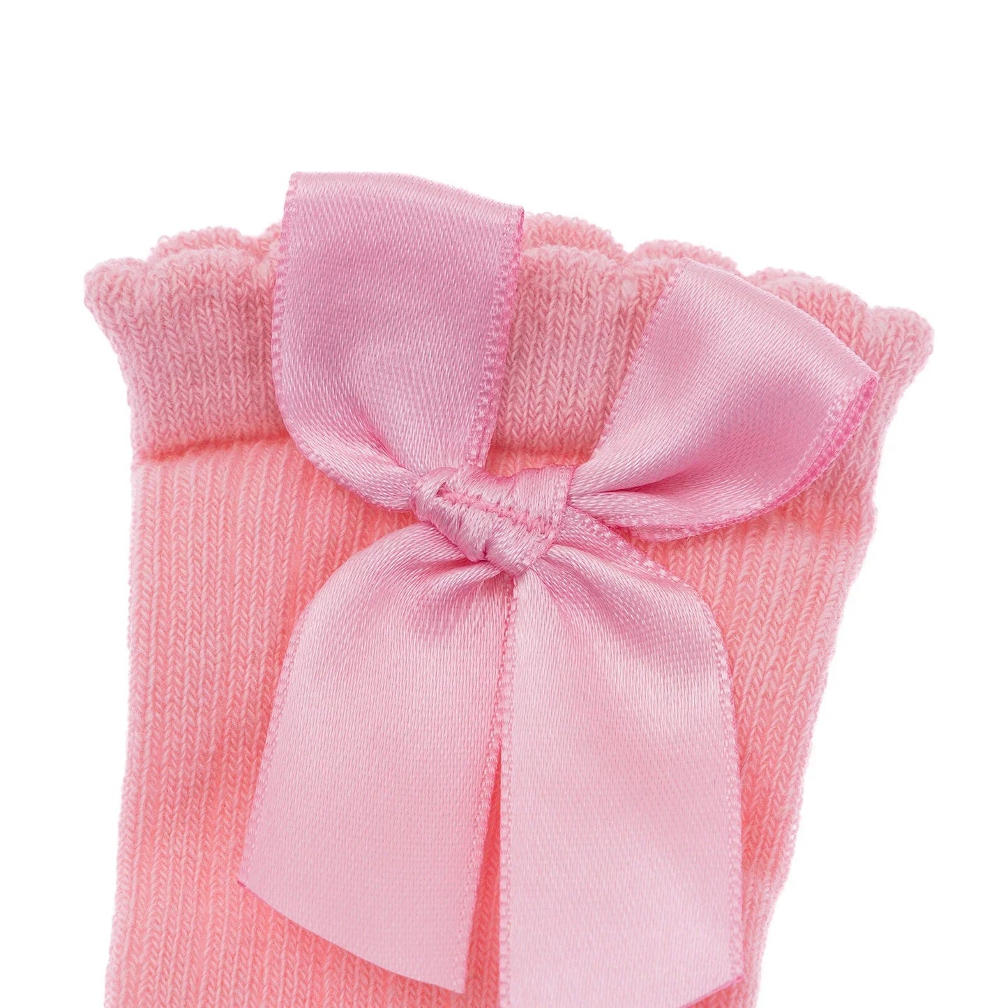 HelloBaby Girl Knee Socks - Pink - mezetto ebebek ebebek