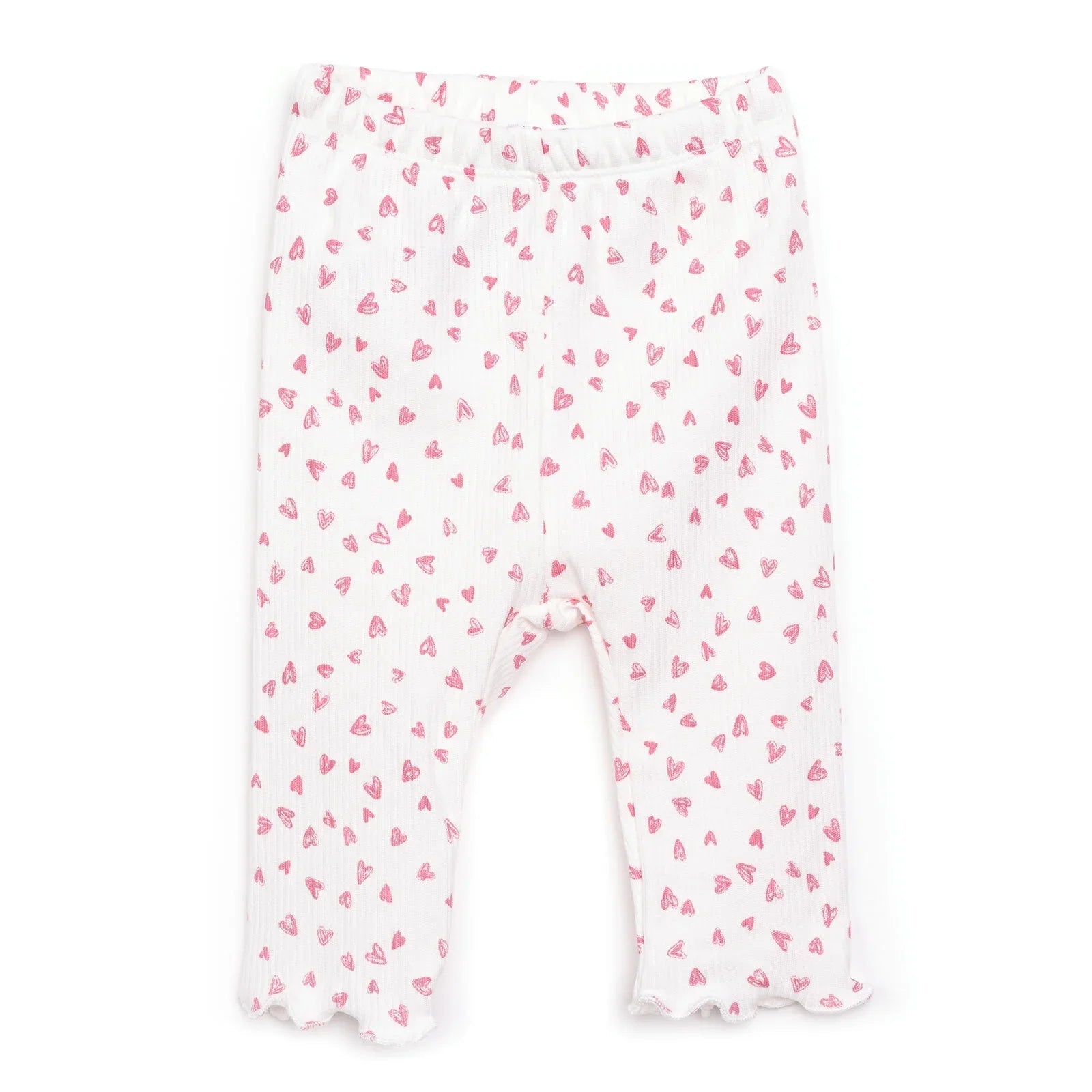 HelloBaby Girl Leggings - Ecru - mezetto ebebek ebebek