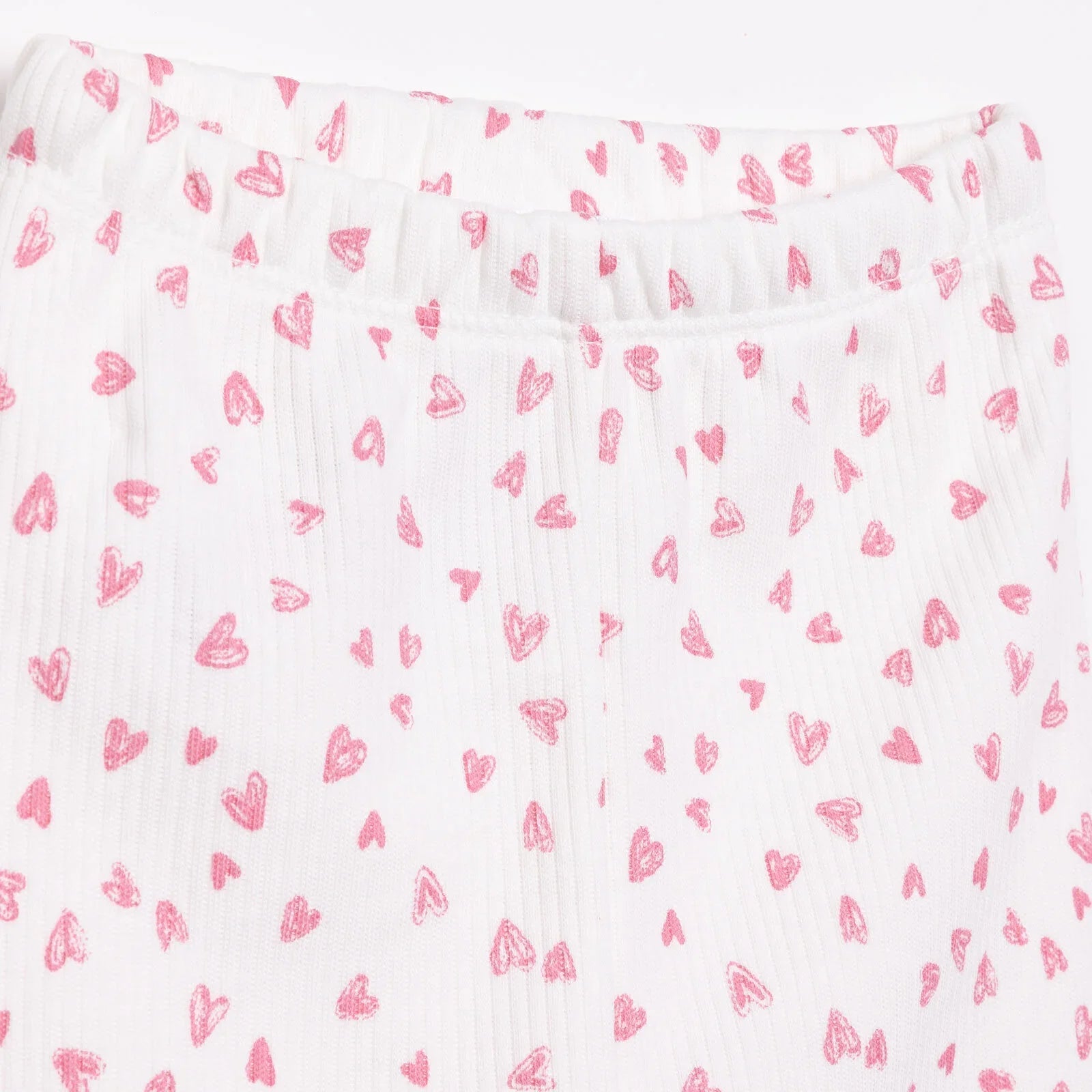HelloBaby Girl Leggings - Ecru - mezetto ebebek ebebek