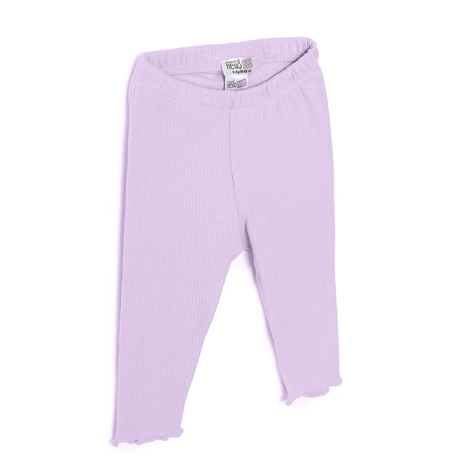 HelloBaby Girl Leggings - Purple - mezetto ebebek ebebek