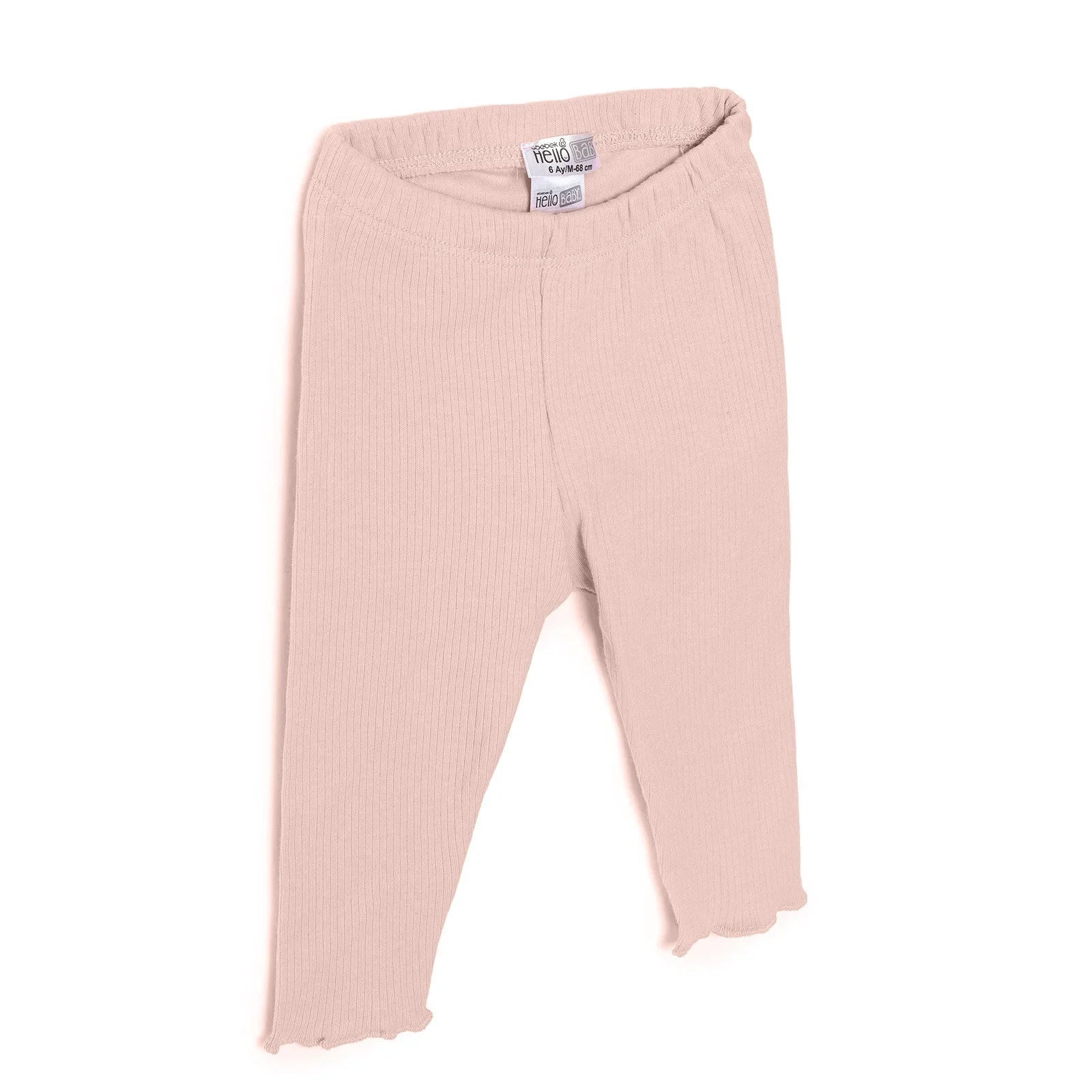 HelloBaby Girl Leggings - Salmon - mezetto ebebek ebebek