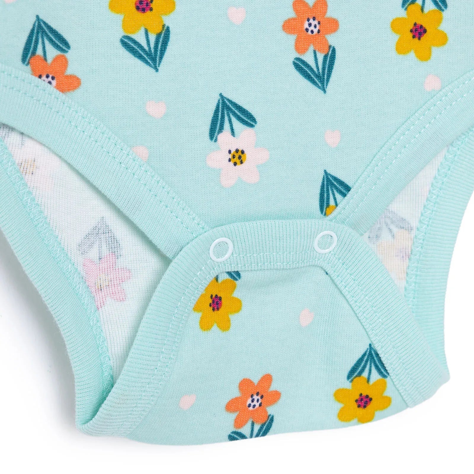 HelloBaby Girl Long Sleeve Bodysuit - Green - mezetto ebebek ebebek