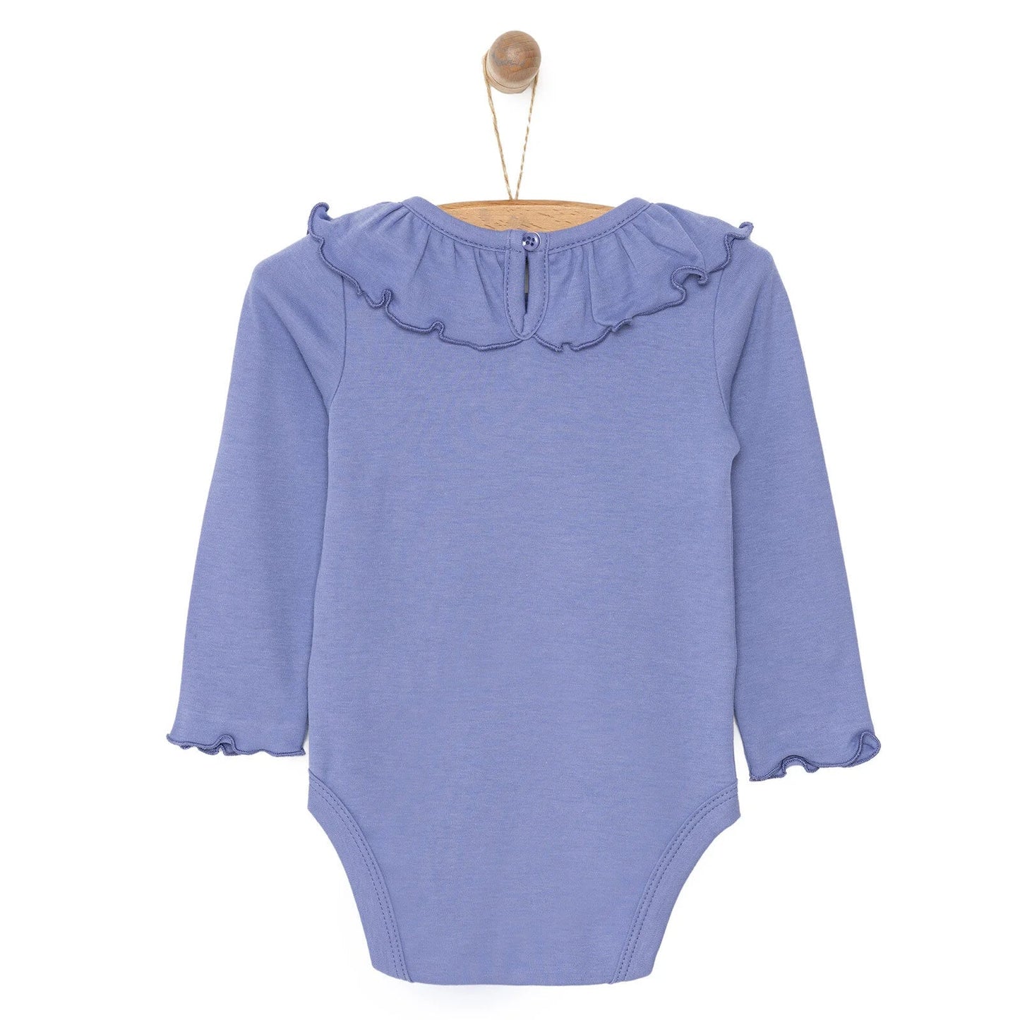 HelloBaby Girl Long Sleeve Bodysuit - Purple - mezetto ebebek ebebek