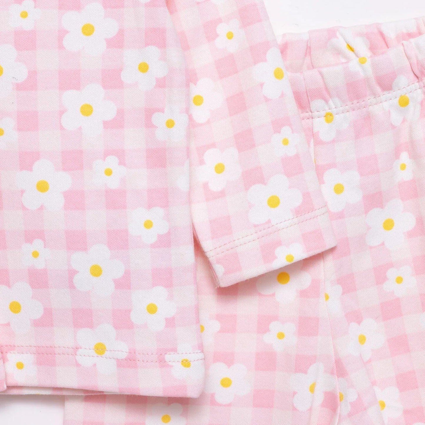 HelloBaby Girl Long Sleeve Pyjamas Set - Light Pink - mezetto ebebek ebebek