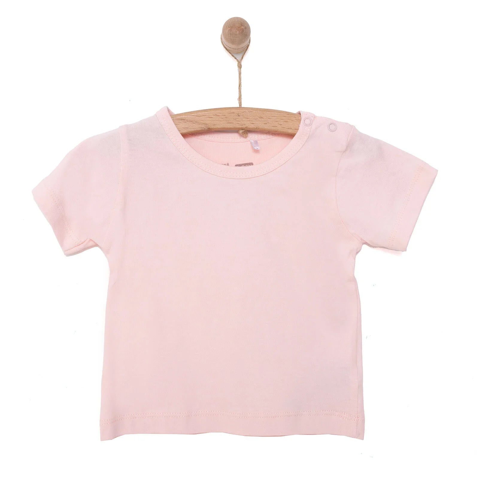 HelloBaby Girl Overall Shorts - T-shirt - Pink - mezetto ebebek ebebek