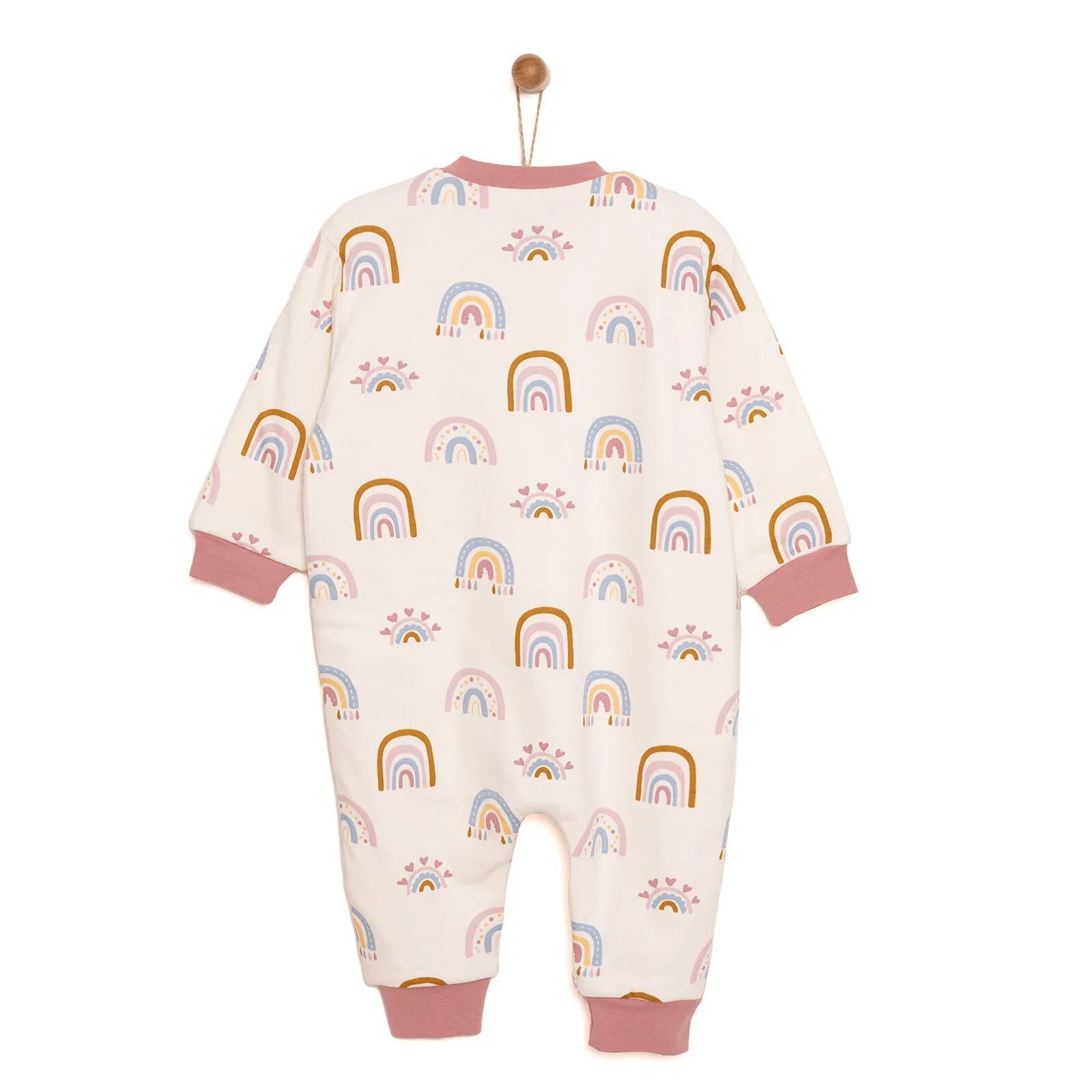 HelloBaby Girl Sleepsuit - Ecru - mezetto ebebek ebebek