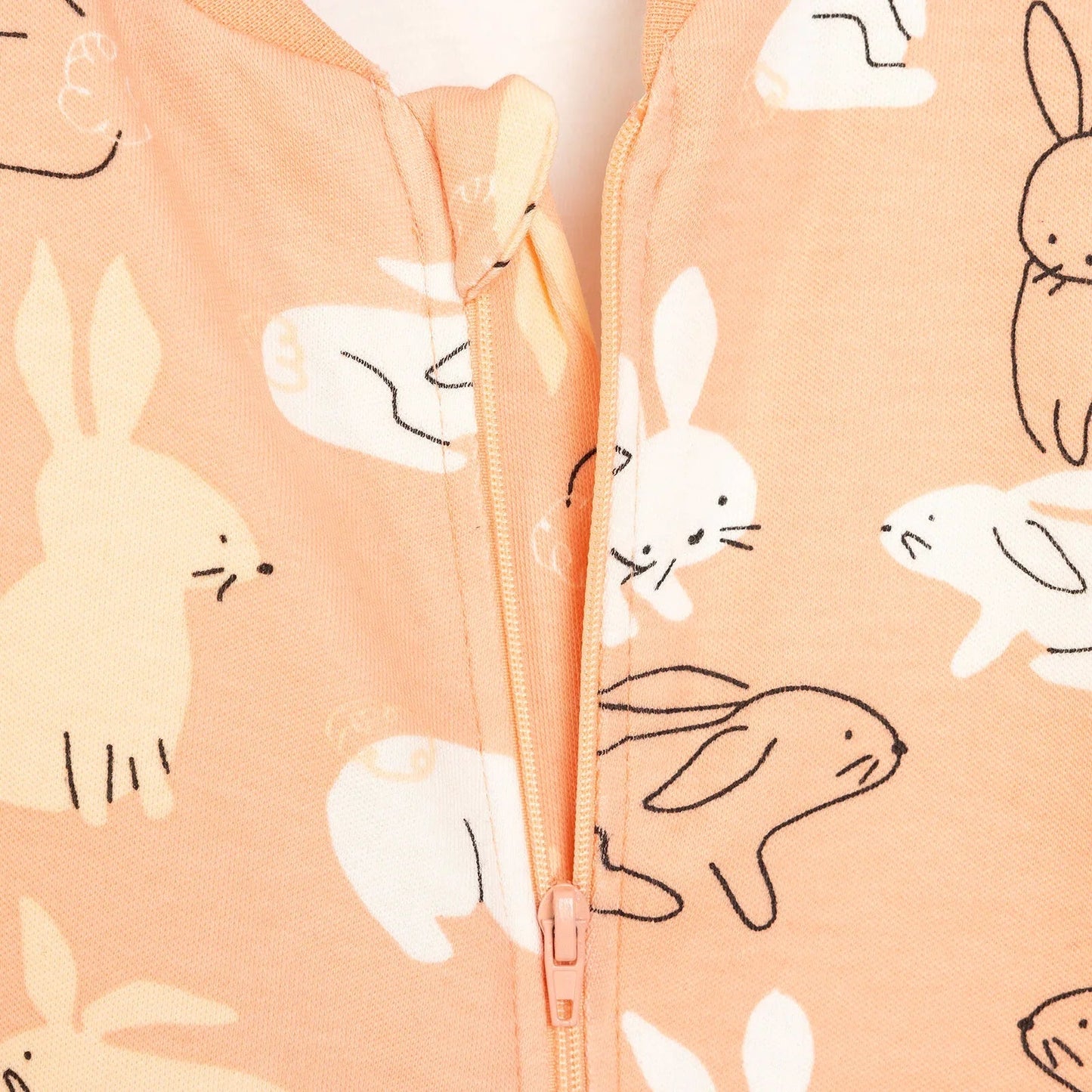 HelloBaby Girl Sleepsuit - Light Pink - mezetto ebebek ebebek