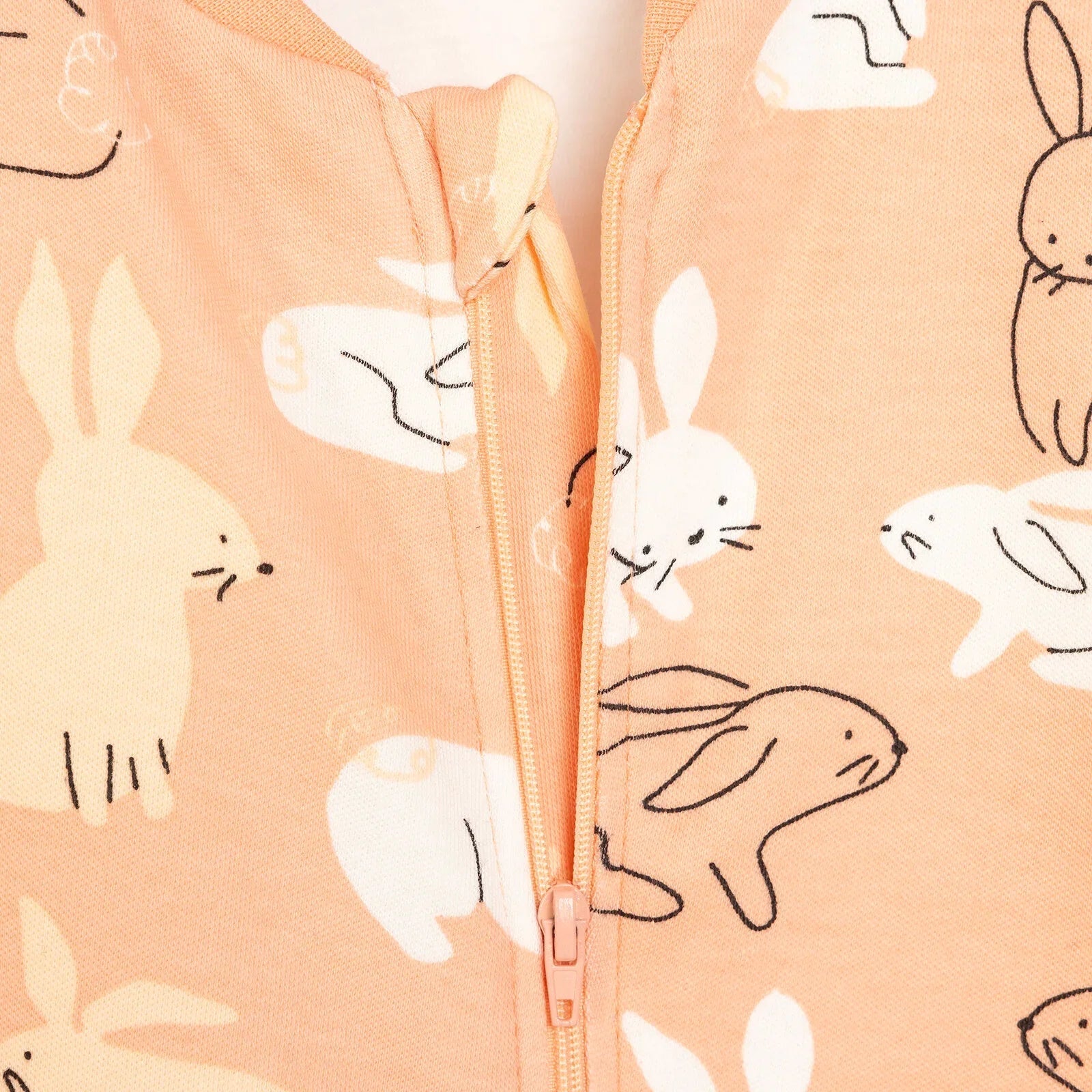 HelloBaby Girl Sleepsuit - Light Pink - mezetto ebebek ebebek