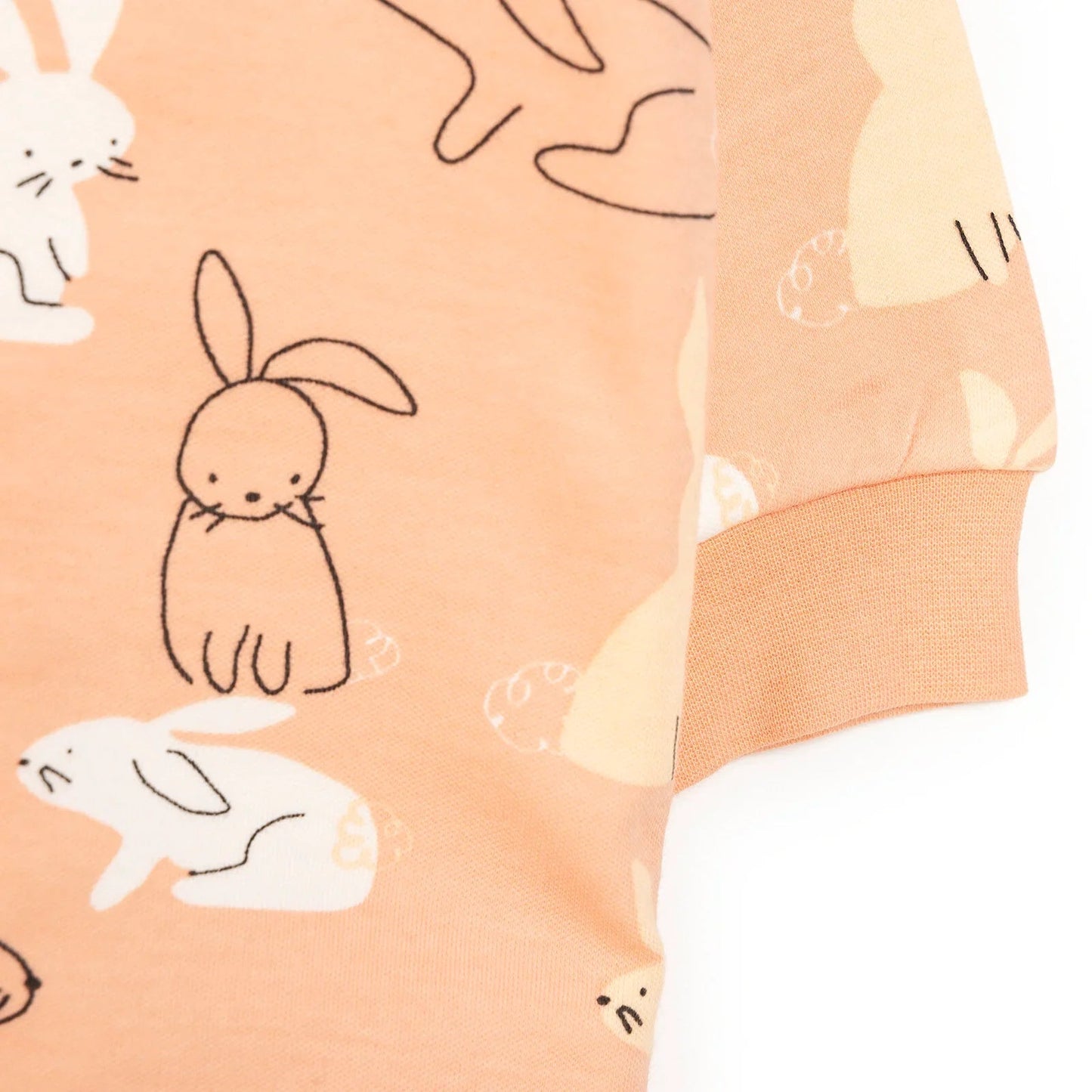 HelloBaby Girl Sleepsuit - Light Pink - mezetto ebebek ebebek