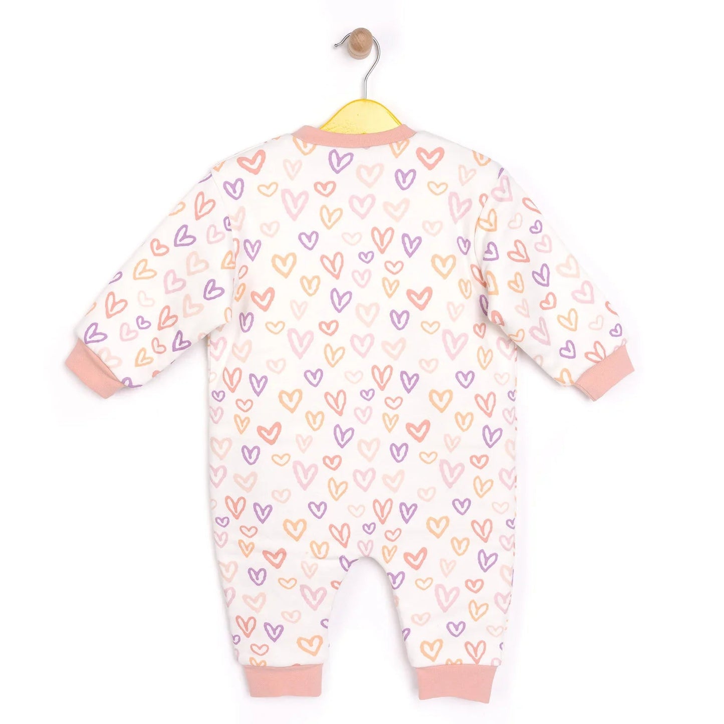 HelloBaby Girl Sleepsuit - Light Pink - mezetto ebebek ebebek