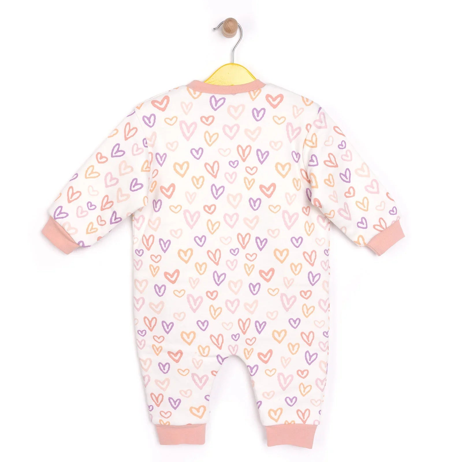 HelloBaby Girl Sleepsuit - Light Pink - mezetto ebebek ebebek