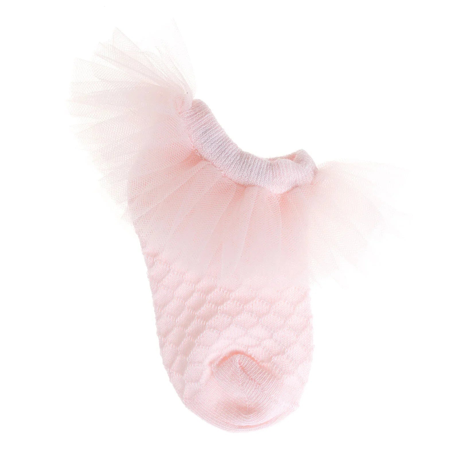 HelloBaby Girl Socks with Lace - Light Pink - mezetto ebebek ebebek