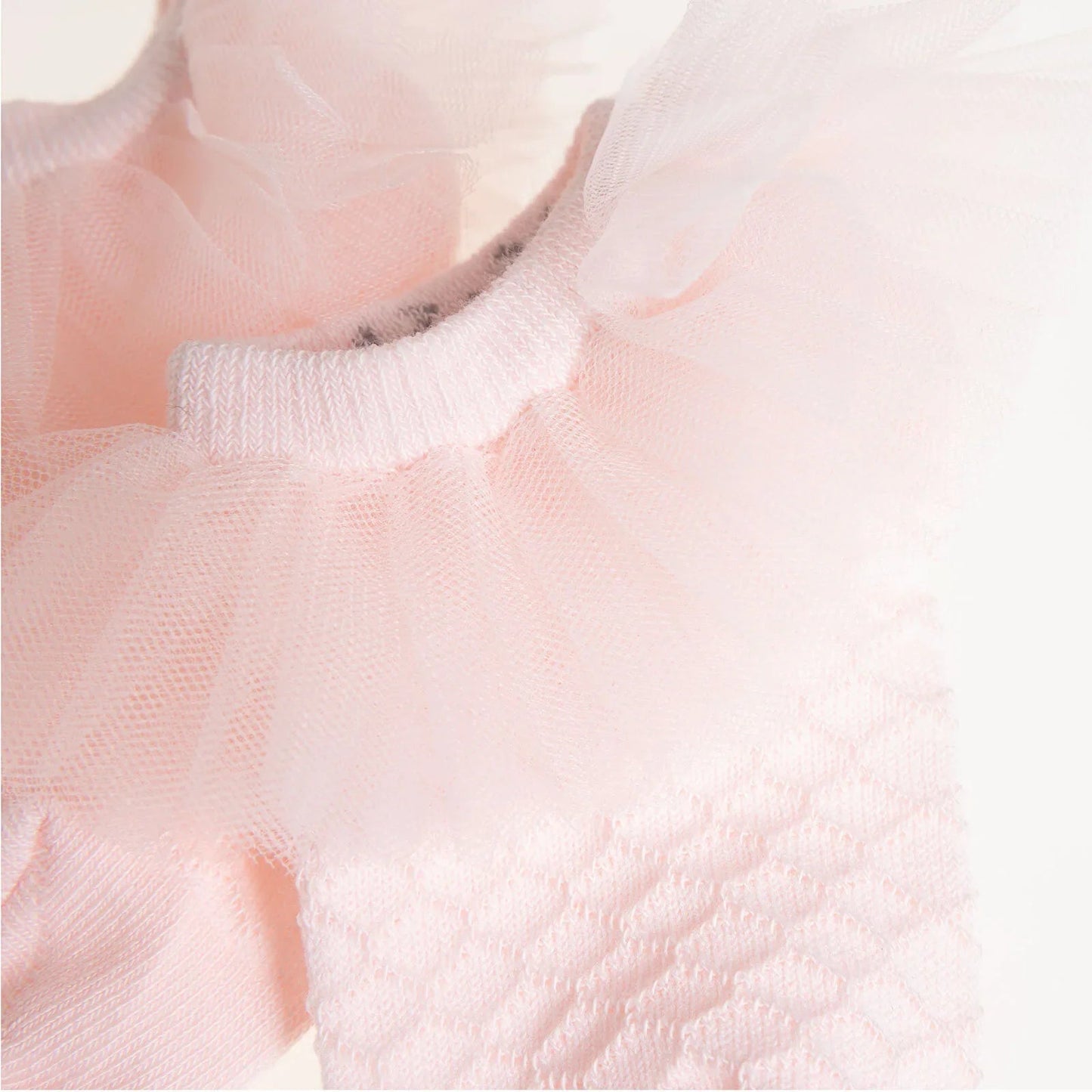 HelloBaby Girl Socks with Lace - Light Pink - mezetto ebebek ebebek