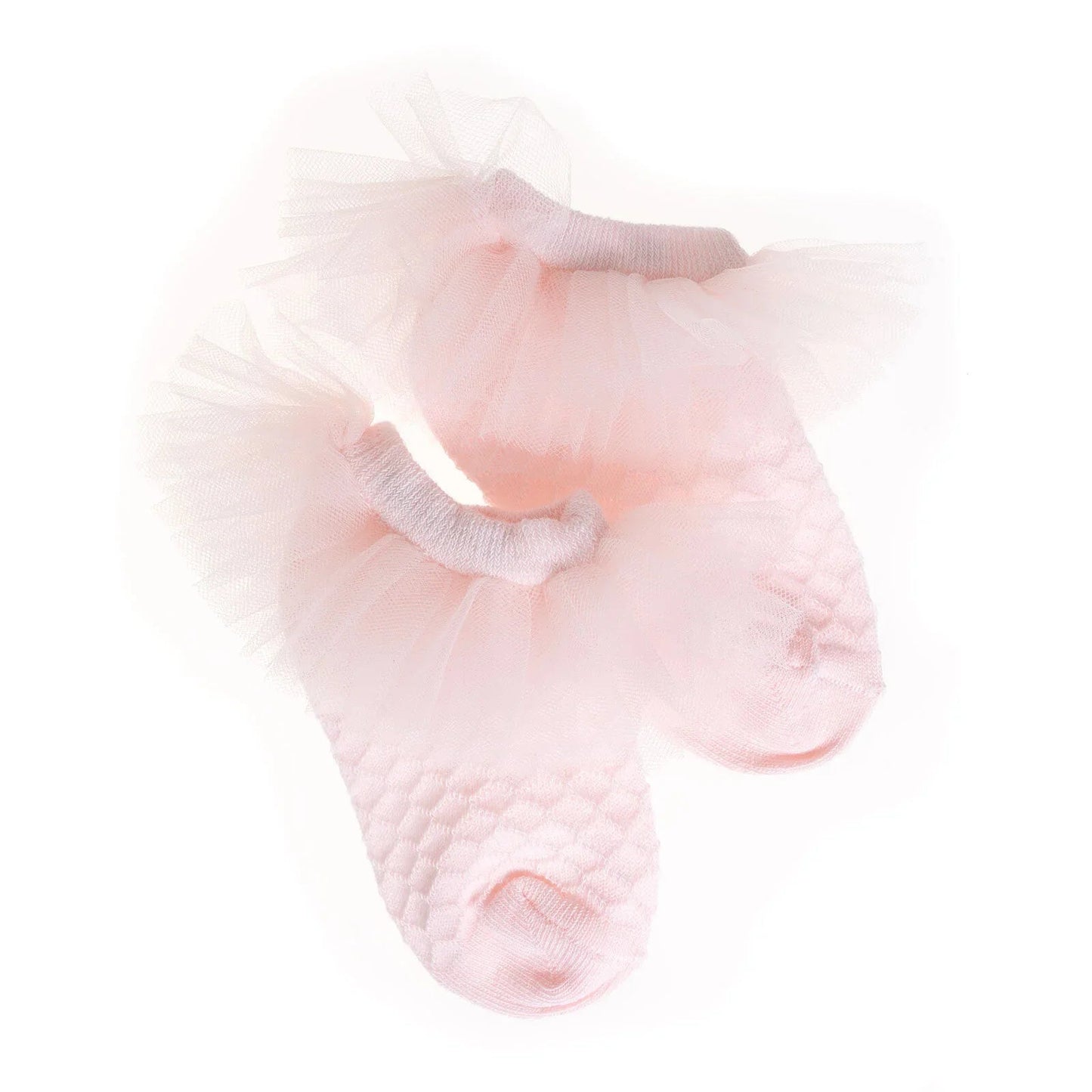 HelloBaby Girl Socks with Lace - Light Pink - mezetto ebebek ebebek