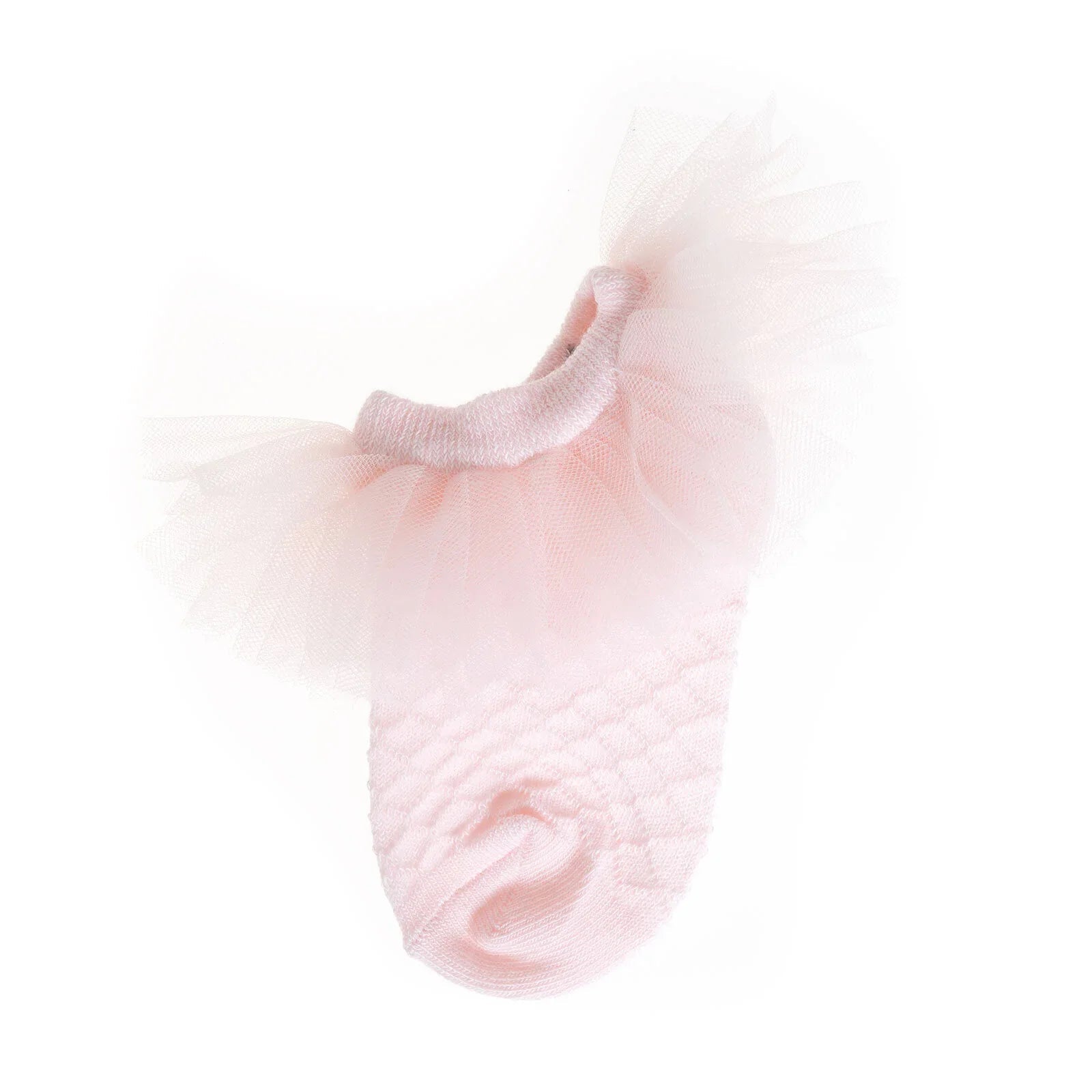 HelloBaby Girl Socks with Lace - Light Pink - mezetto ebebek ebebek