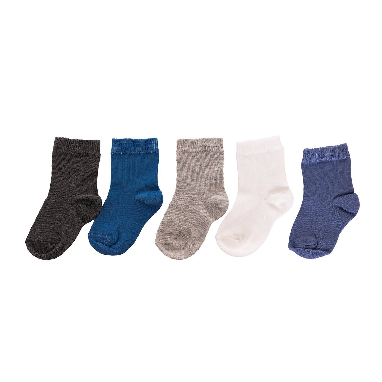 HelloBaby Grip Socks 5 pcs - Grey - mezetto ebebek ebebek