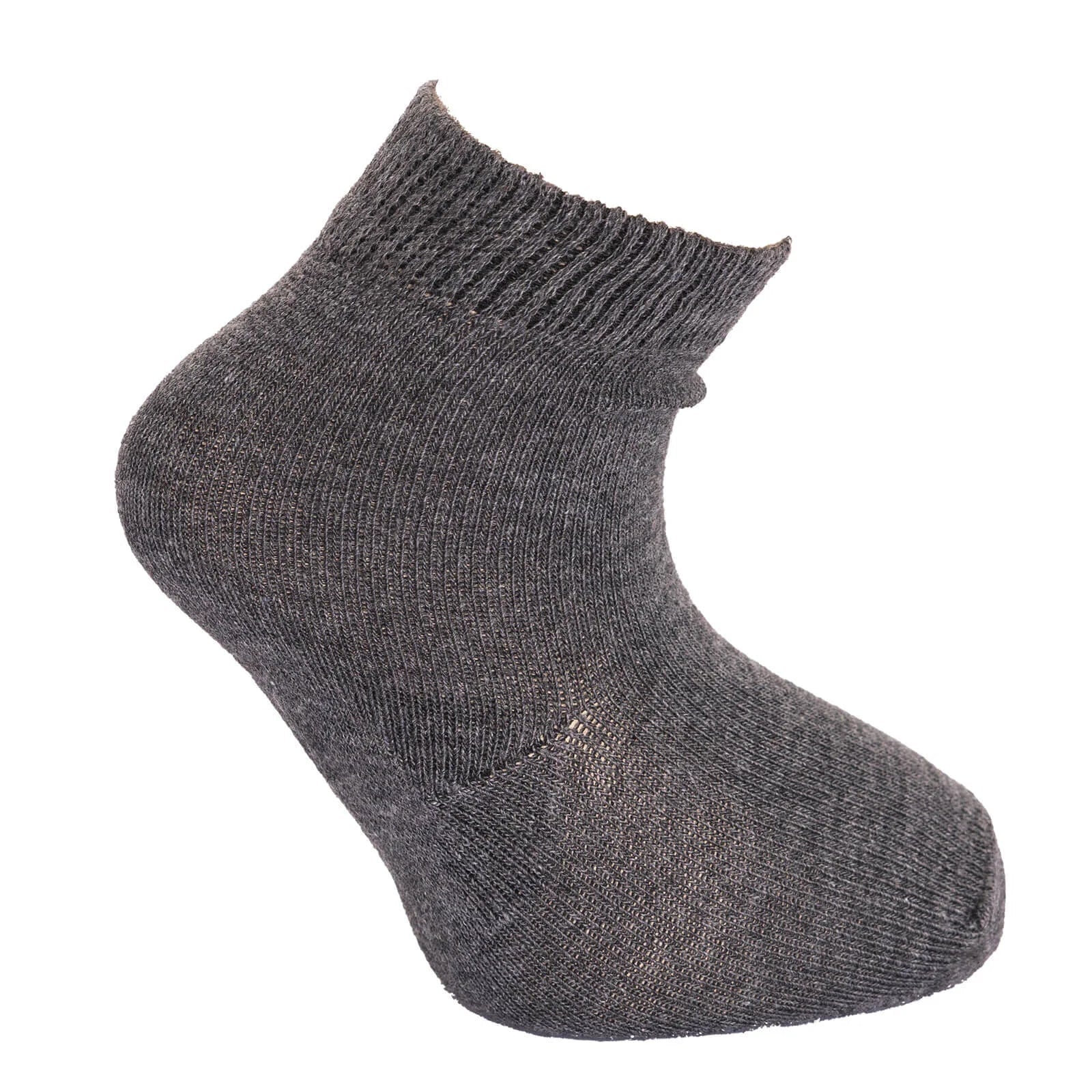 HelloBaby Grip Socks 5 pcs - Grey - mezetto ebebek ebebek