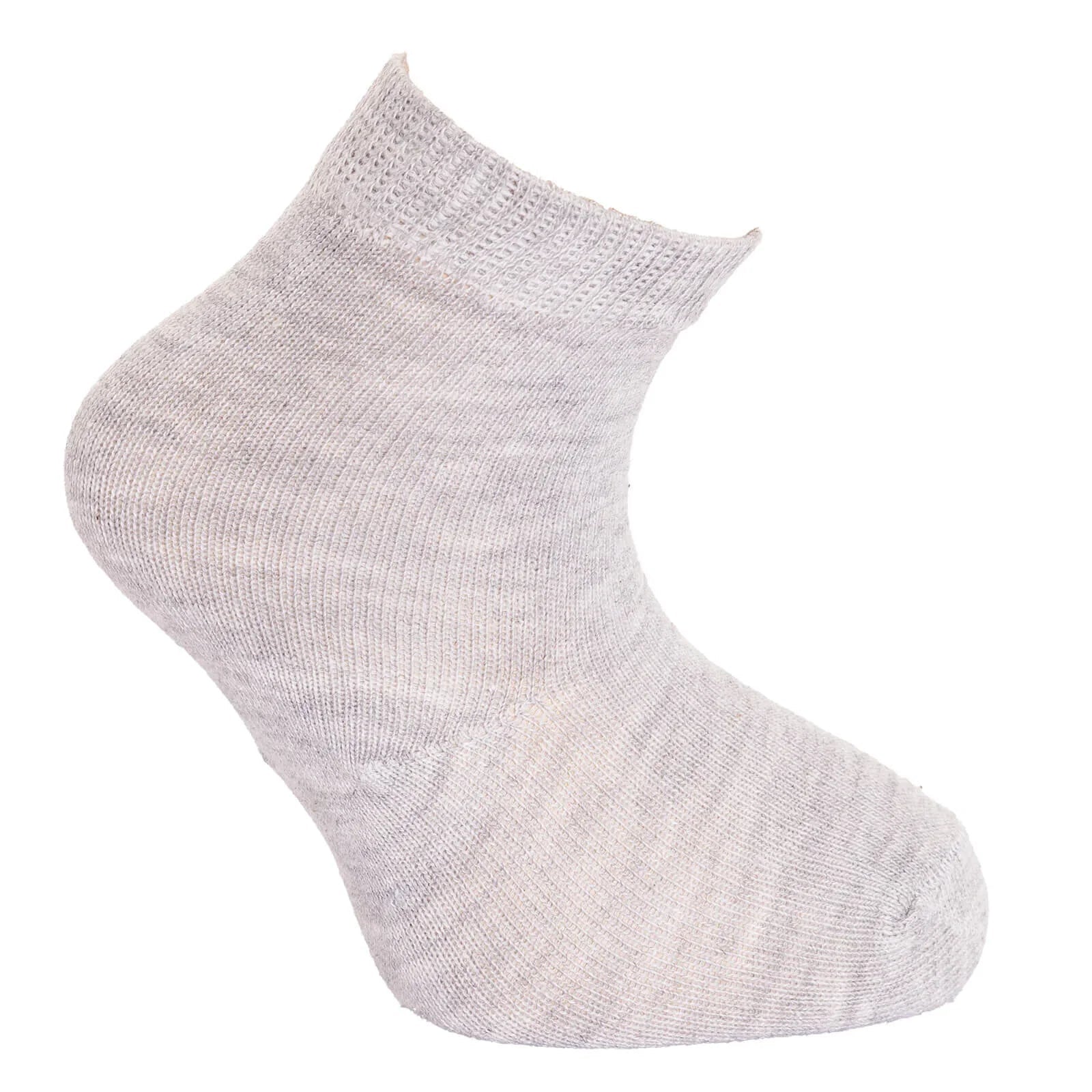 HelloBaby Grip Socks 5 pcs - Grey - mezetto ebebek ebebek