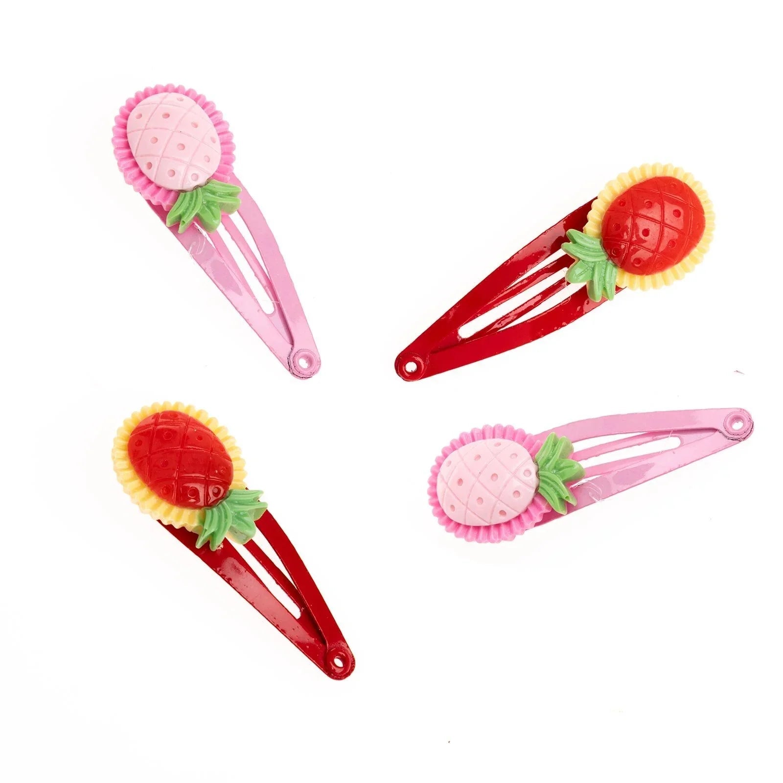 HelloBaby Hair Clips - Red - mezetto ebebek ebebek