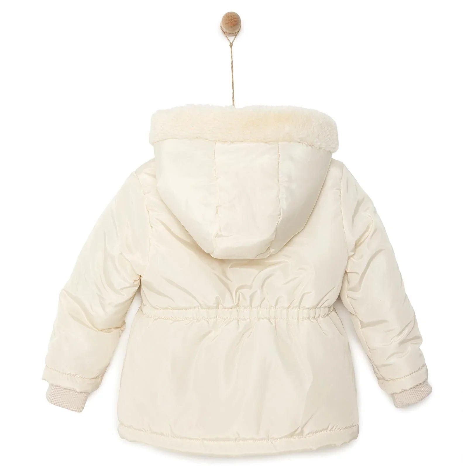 HelloBaby Hooded Coat - Beige - mezetto ebebek ebebek