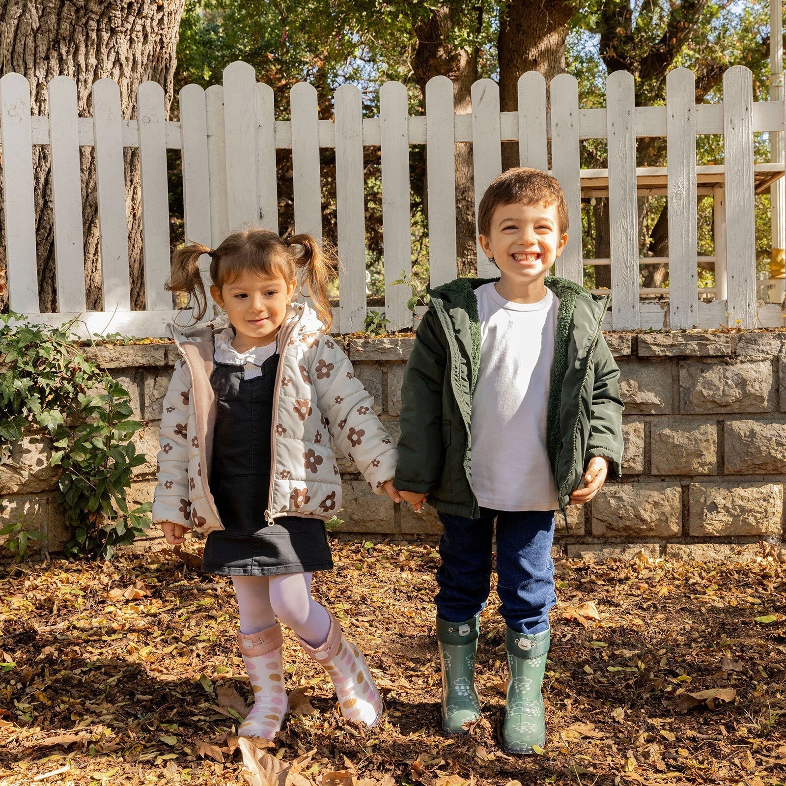 HelloBaby Hooded Coat - Green - mezetto ebebek ebebek