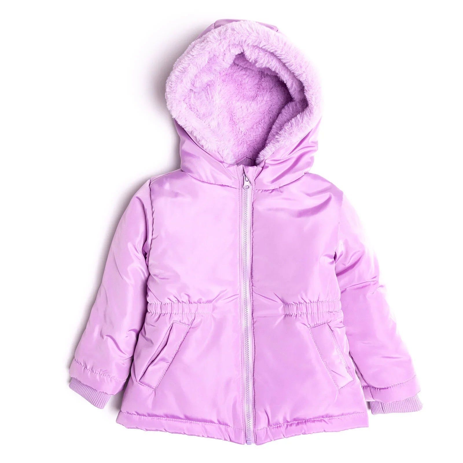 HelloBaby Hooded Coat - Purple - mezetto ebebek ebebek