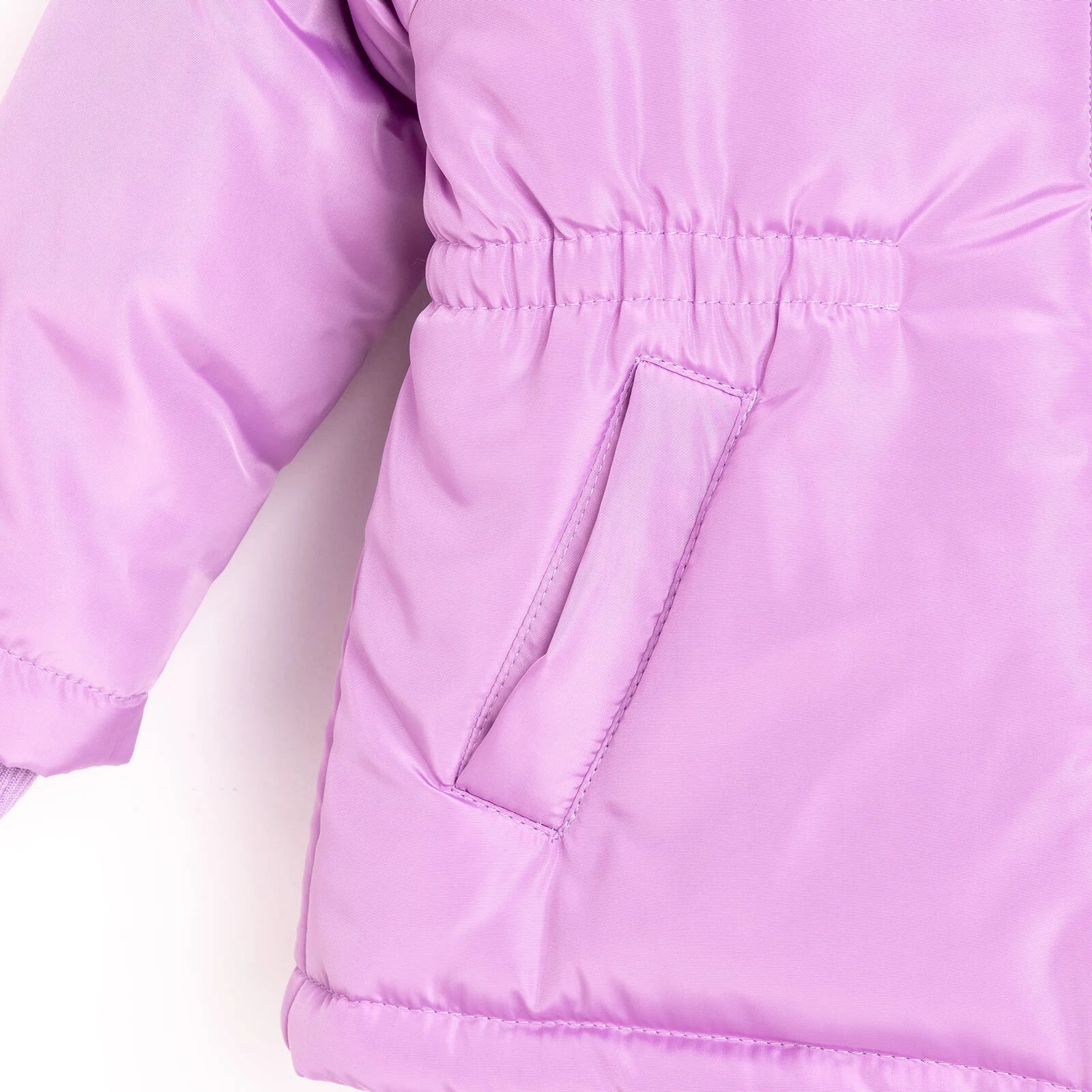 HelloBaby Hooded Coat - Purple - mezetto ebebek ebebek