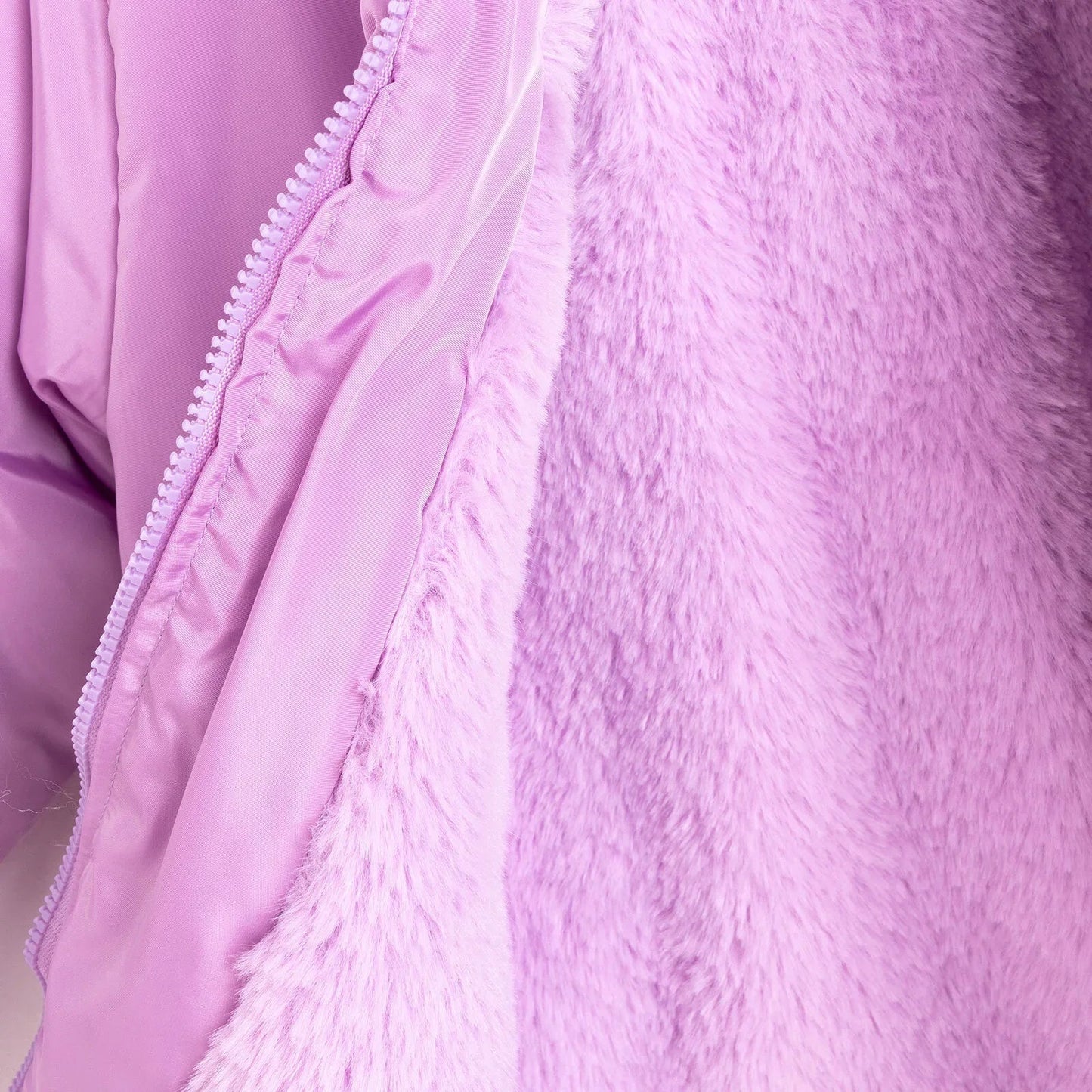 HelloBaby Hooded Coat - Purple - mezetto ebebek ebebek