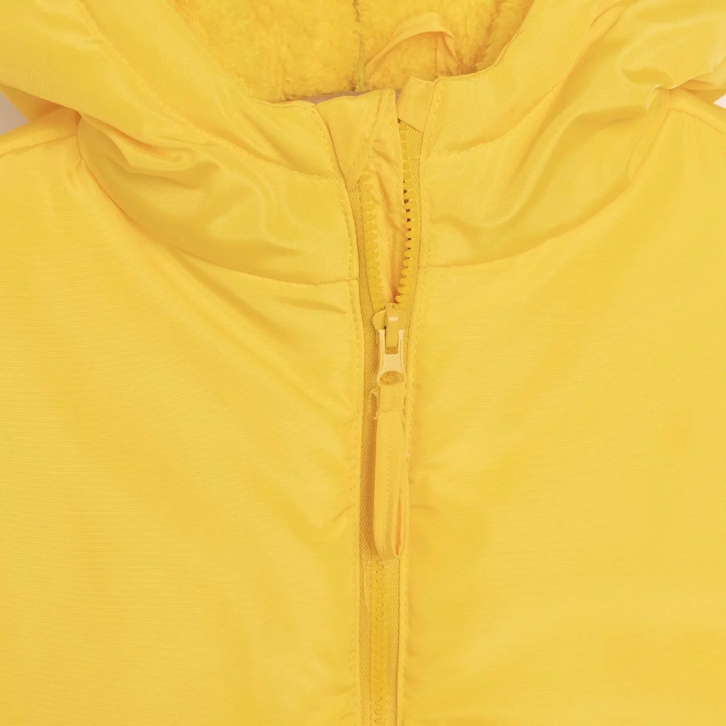 HelloBaby Hooded Coat - Yellow - mezetto ebebek ebebek