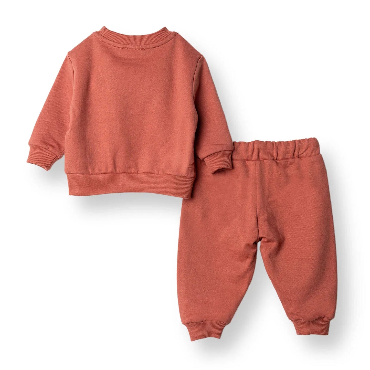 HelloBaby Jogging Set - Brown - mezetto ebebek ebebek