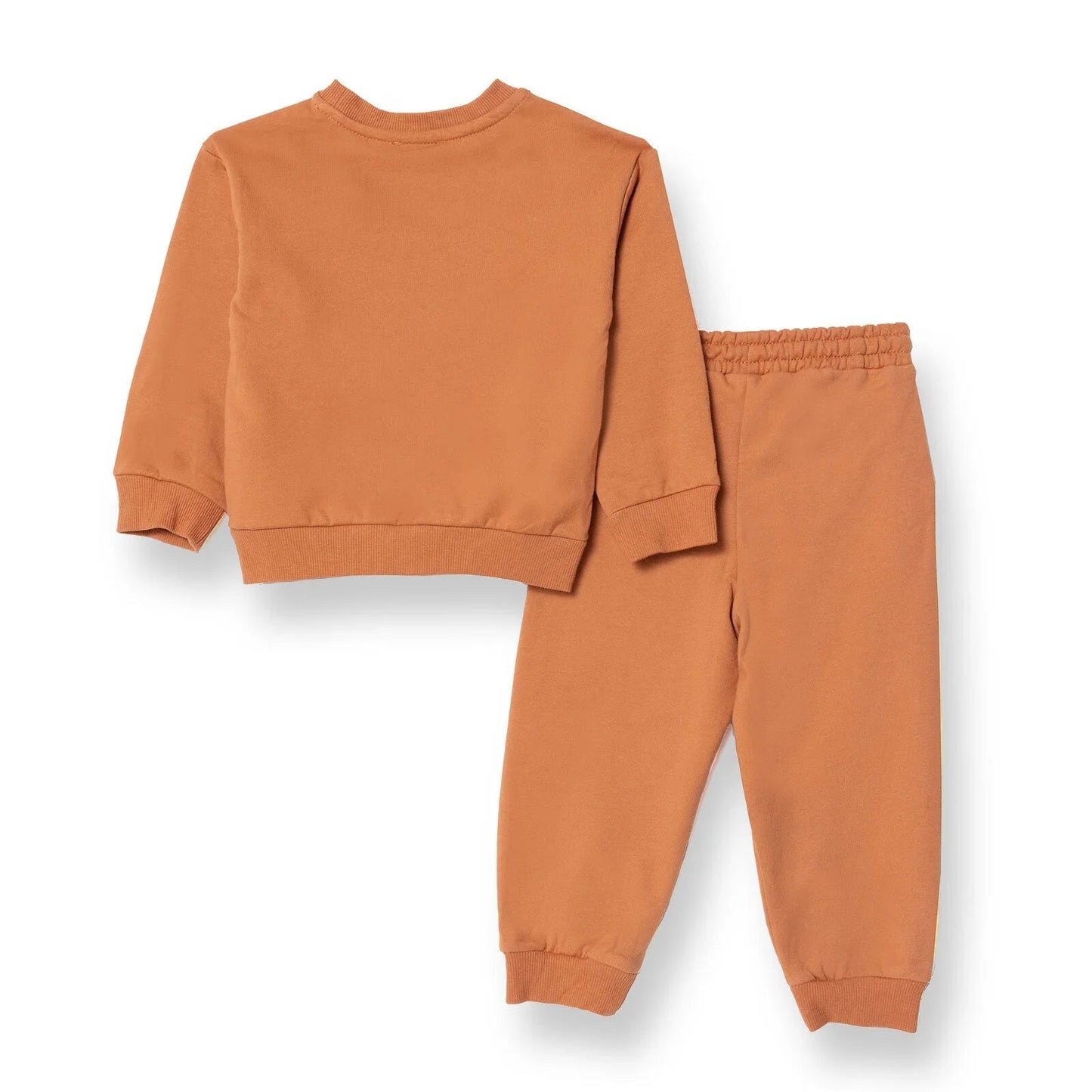 HelloBaby Jogging Set - Brown - mezetto ebebek ebebek