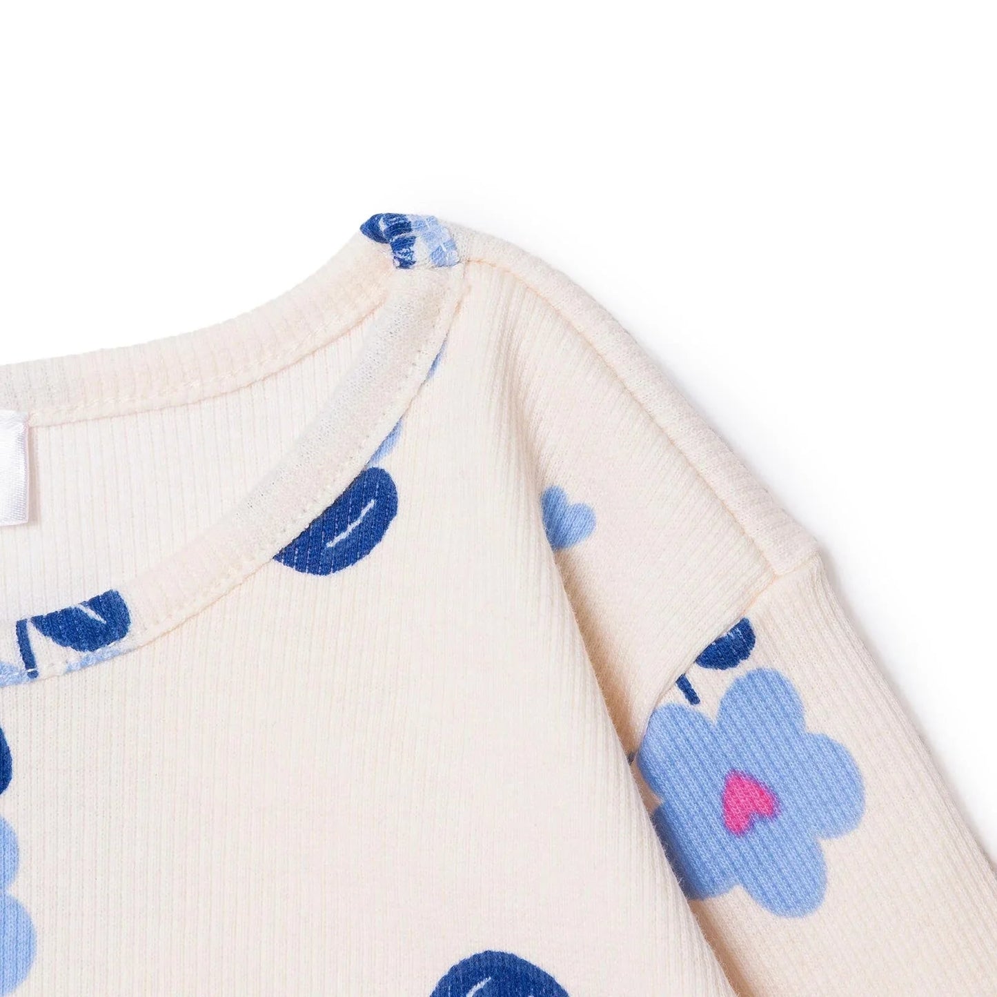 HelloBaby Jogging Set - Ecru Printed - mezetto ebebek ebebek
