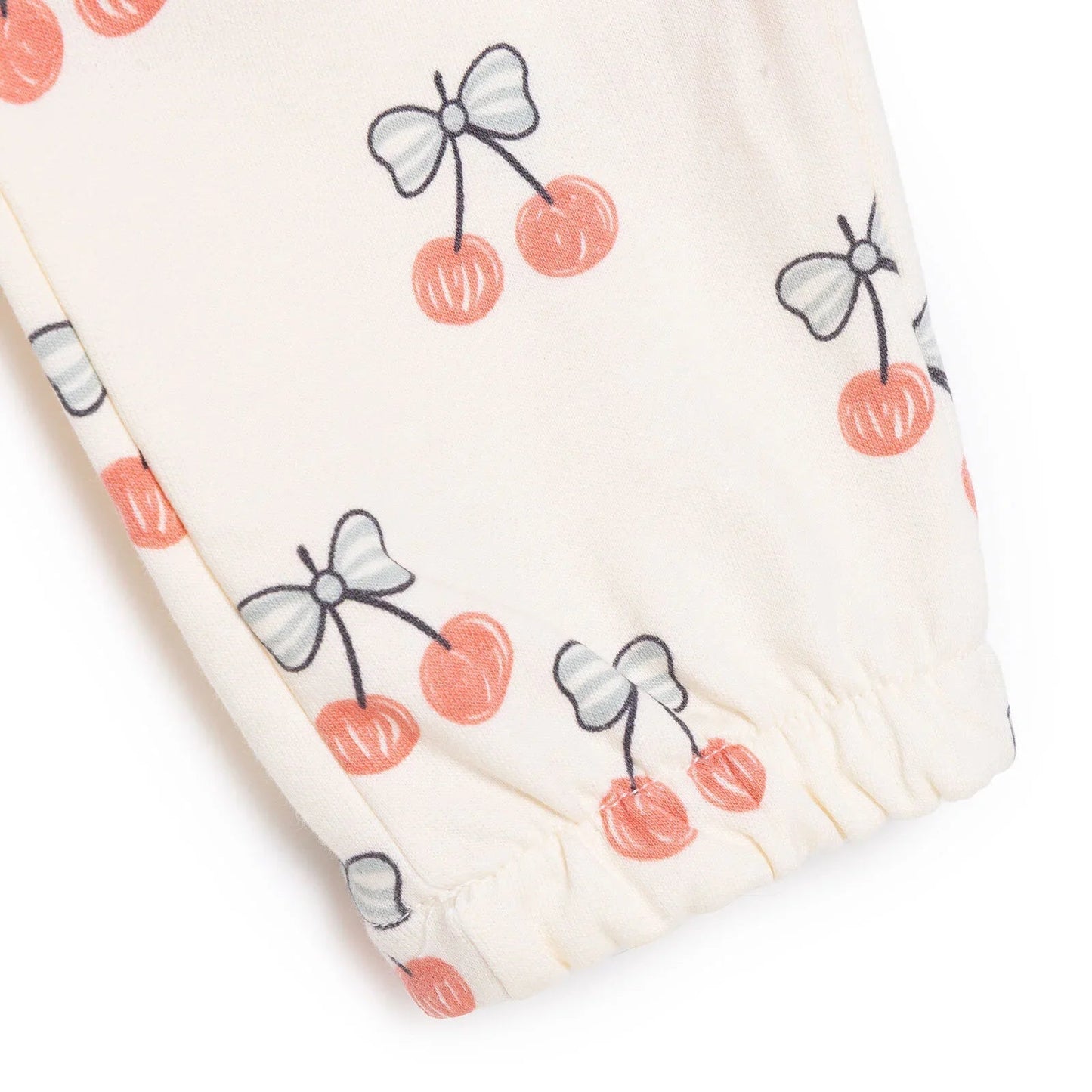 HelloBaby Jogging Set - Ecru Printed - mezetto ebebek ebebek