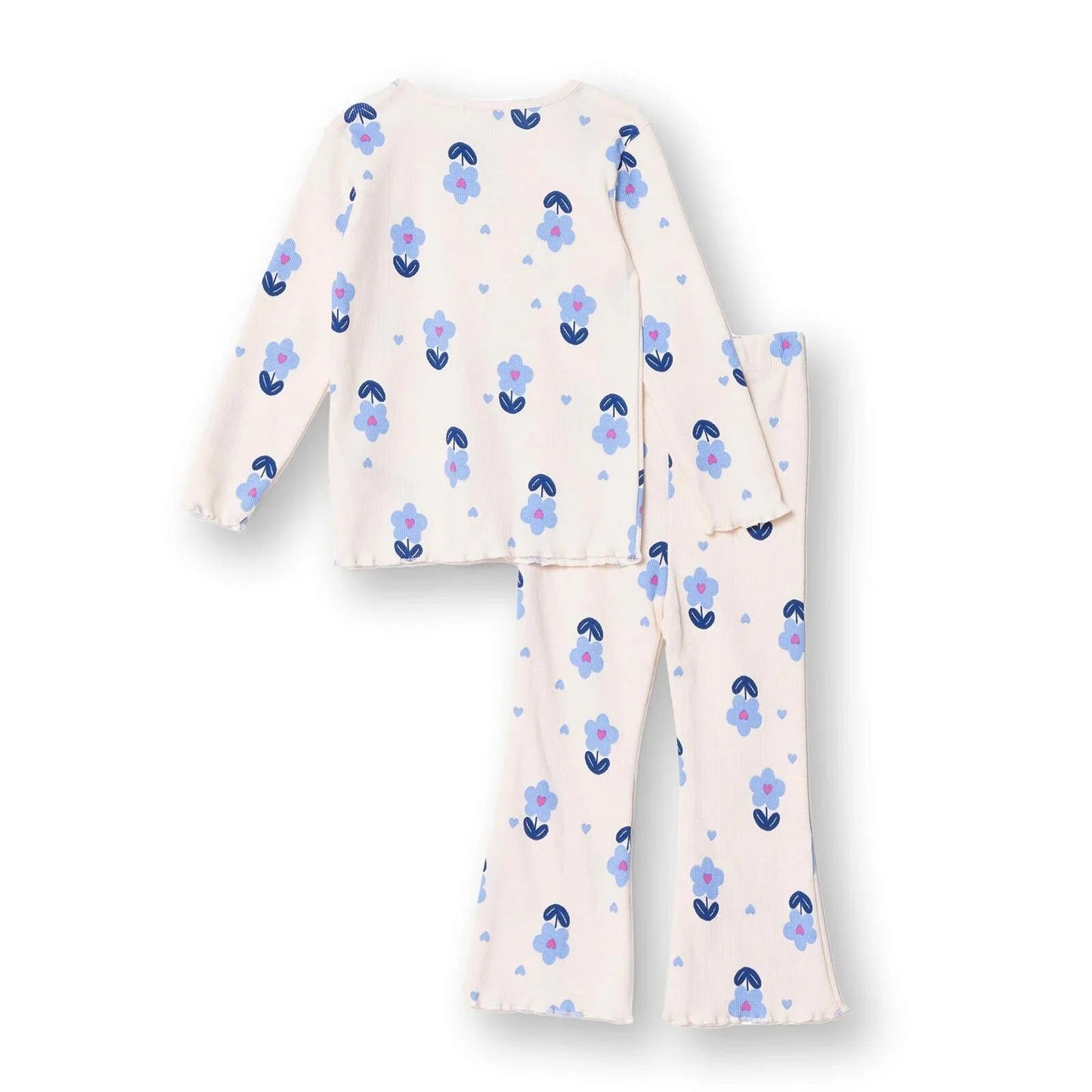 HelloBaby Jogging Set - Ecru Printed - mezetto ebebek ebebek