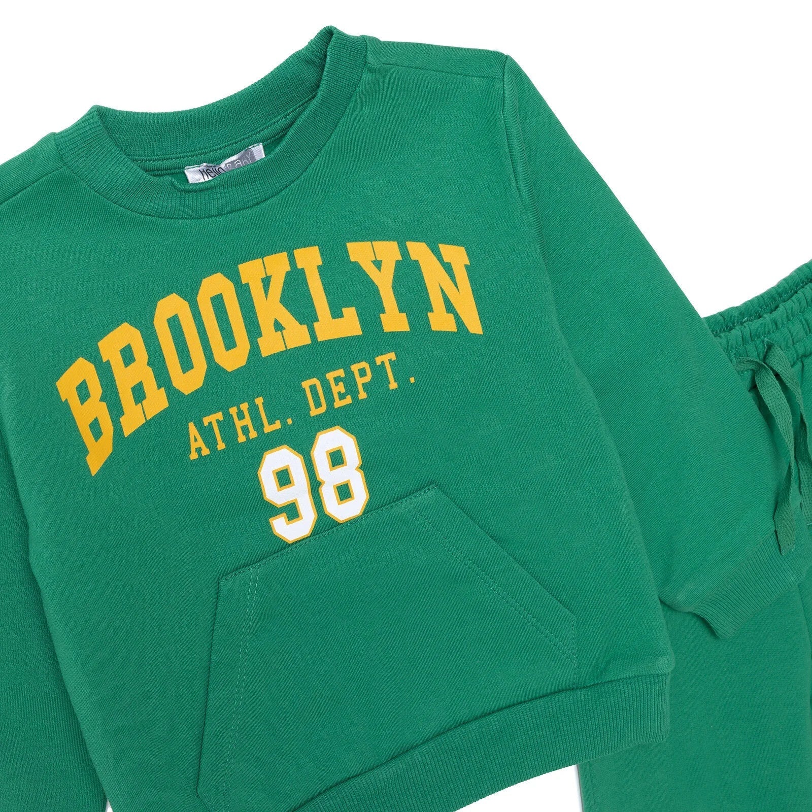 HelloBaby Jogging Set - Green - mezetto ebebek ebebek
