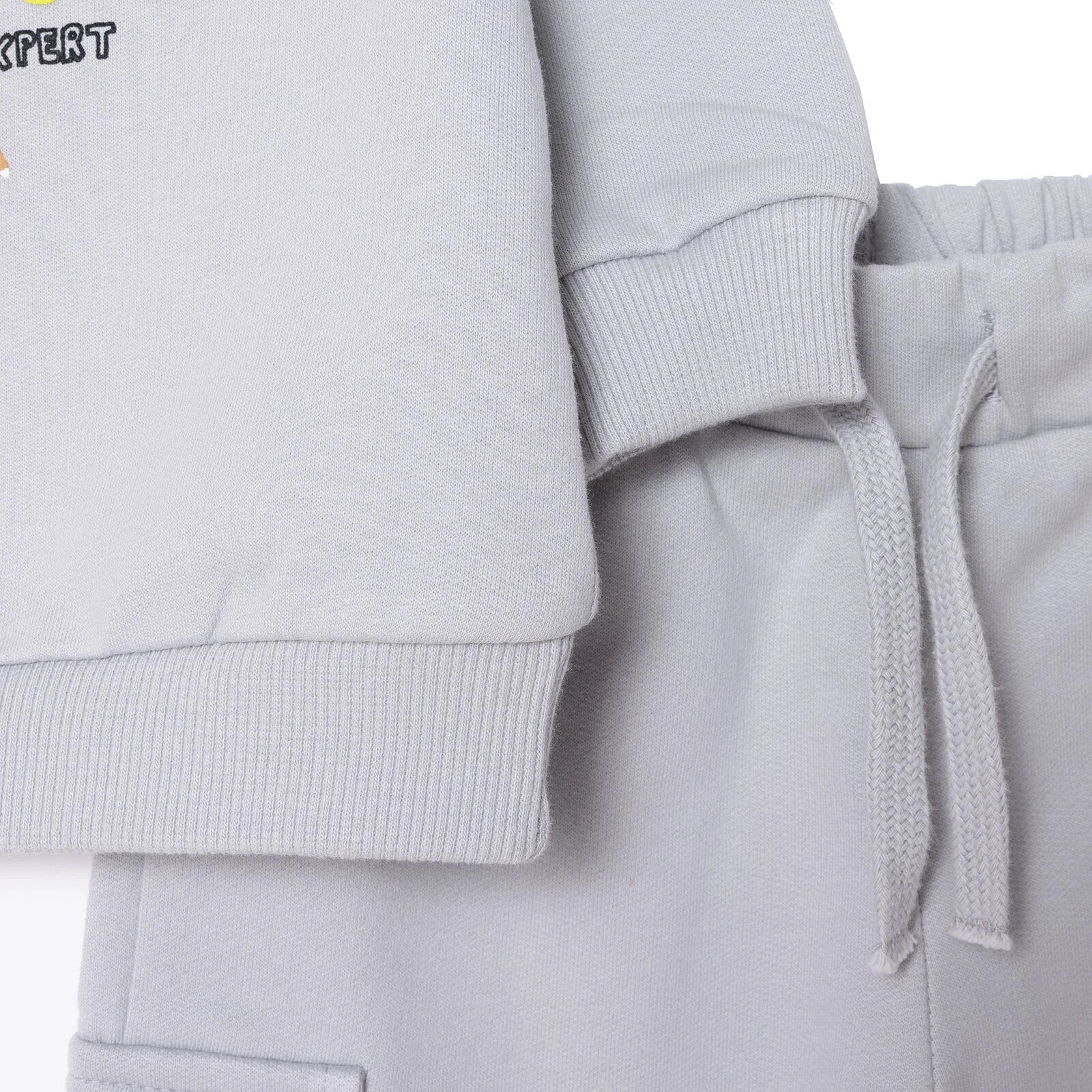 HelloBaby Jogging Set - Grey - mezetto ebebek ebebek